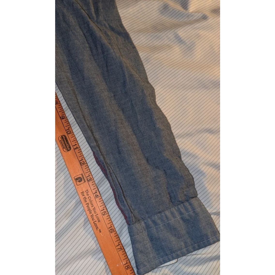 Nautica Nautica Blue Sail Chambray Button down Shirt Size Large Size US L / EU 52-54 / 3 - 6 Thumbnail