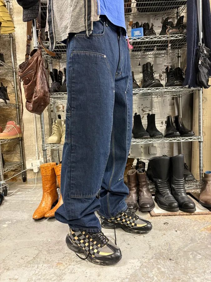 Givenchy SS2024 Givenchy 4G Cargo Denim Brut Carpenter Jeans Size US 32 / EU 48 - 3 Thumbnail