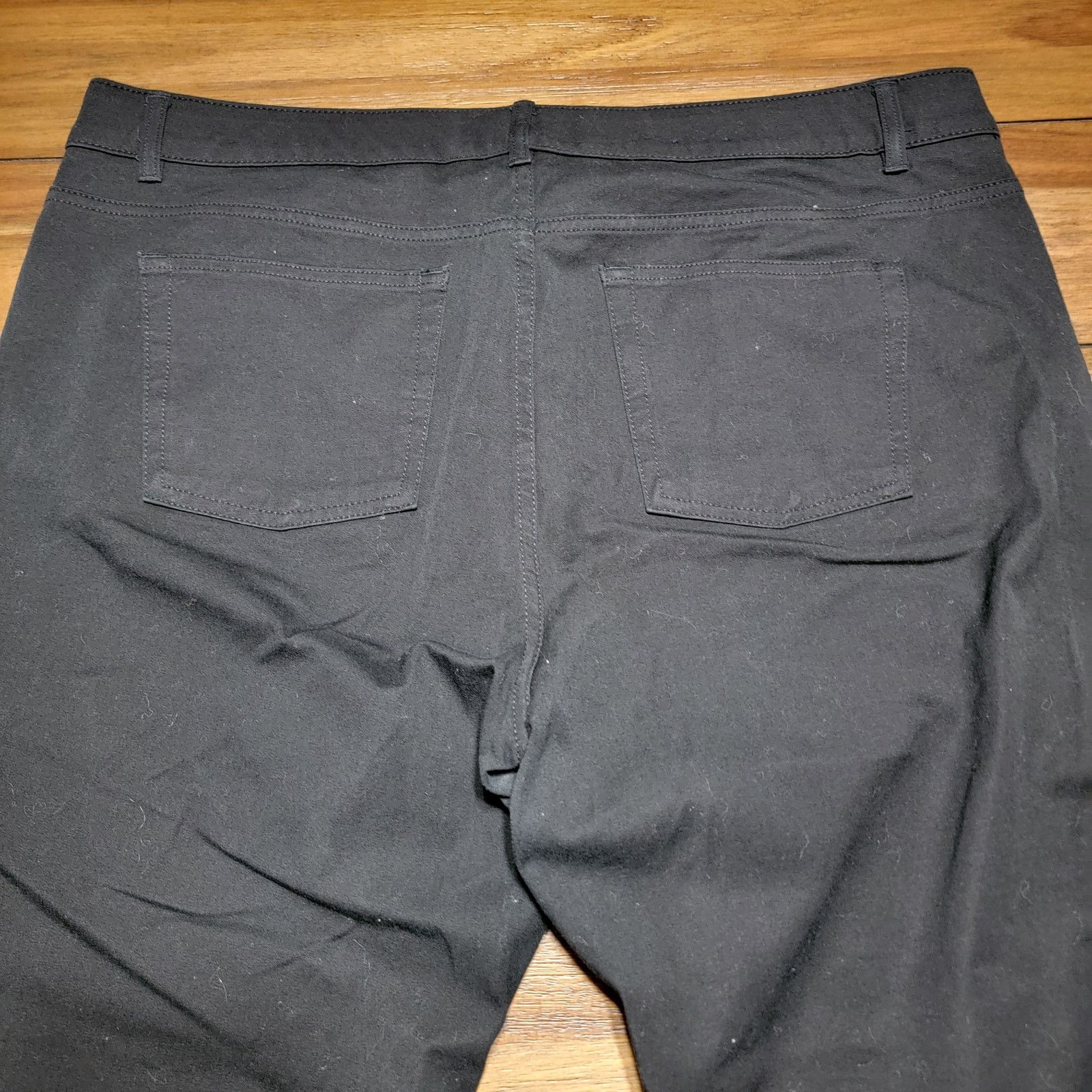 Chaps Chaps Black Straight Lightweight Denim - Size 20W Size 41" - 4 Thumbnail