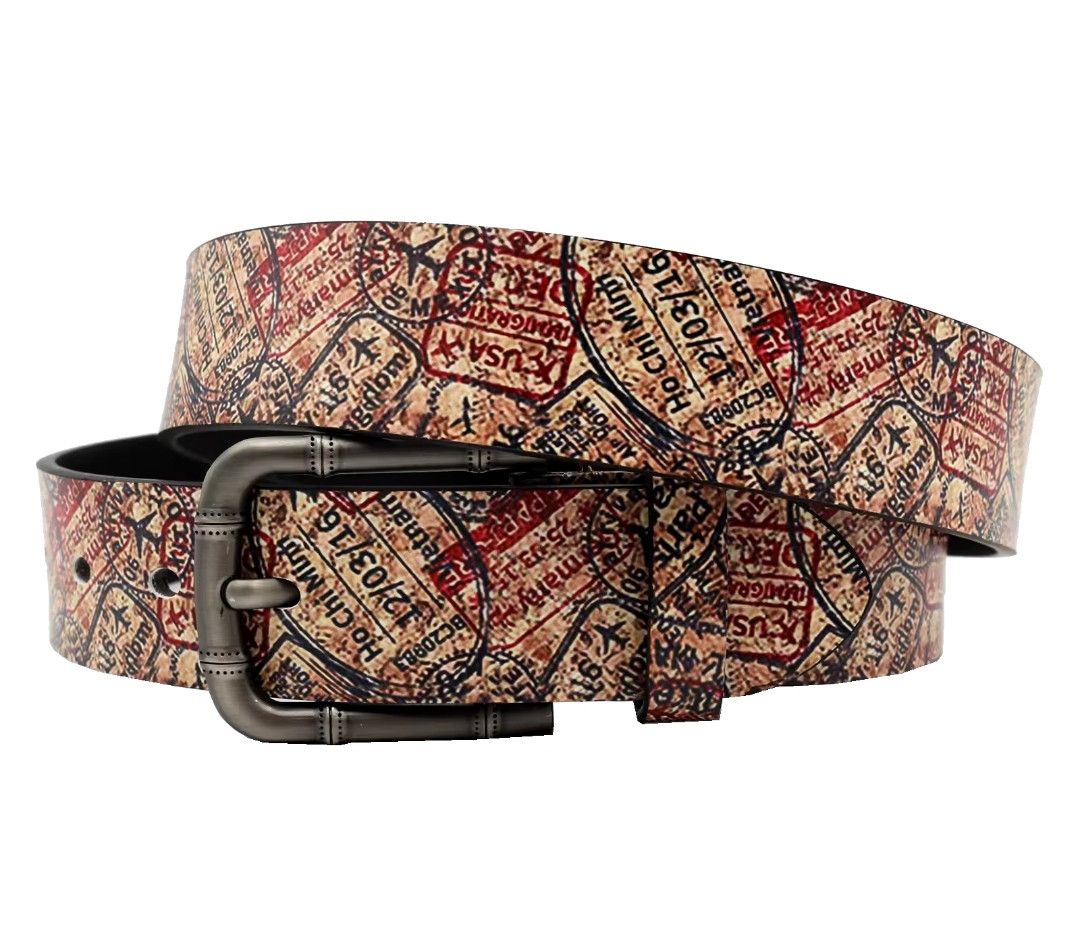 Japanese Brand × Vintage Travellers Passport Printed Belt Size ONE SIZE - 1 Thumbnail