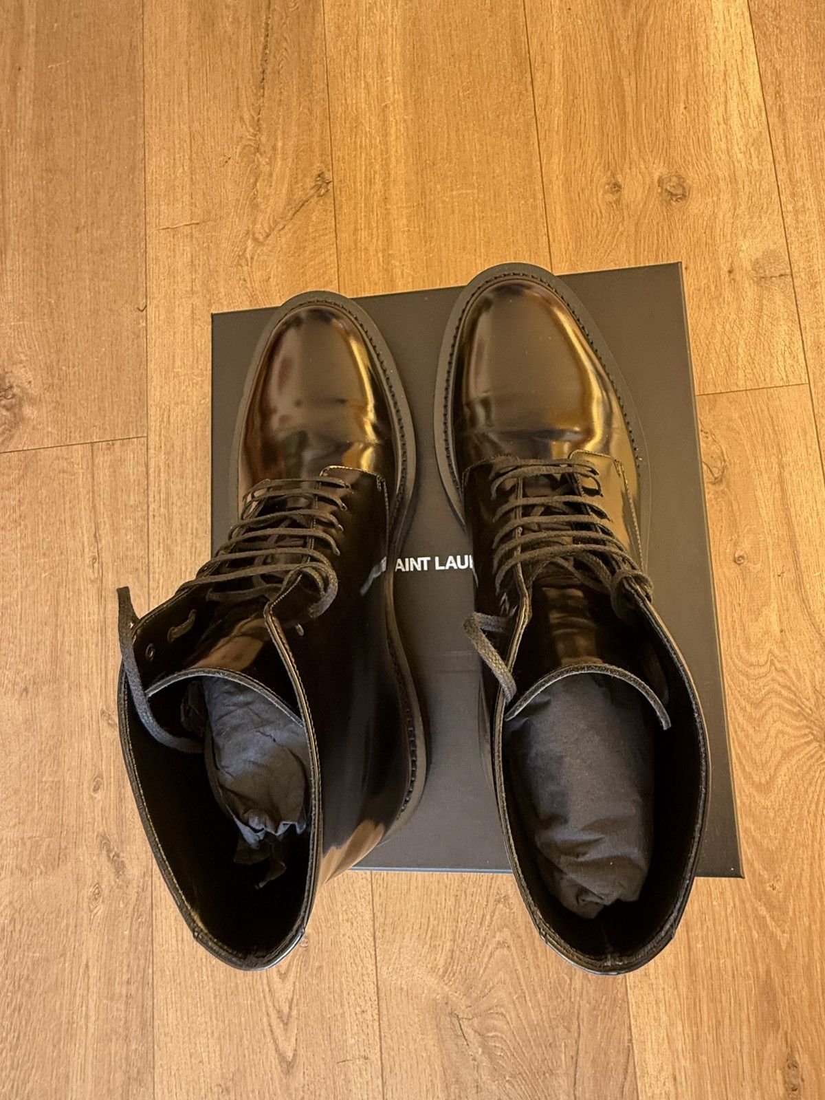 Saint Laurent Paris Saint Laurent Army boots Size US 12 / EU 45 - 9 Thumbnail