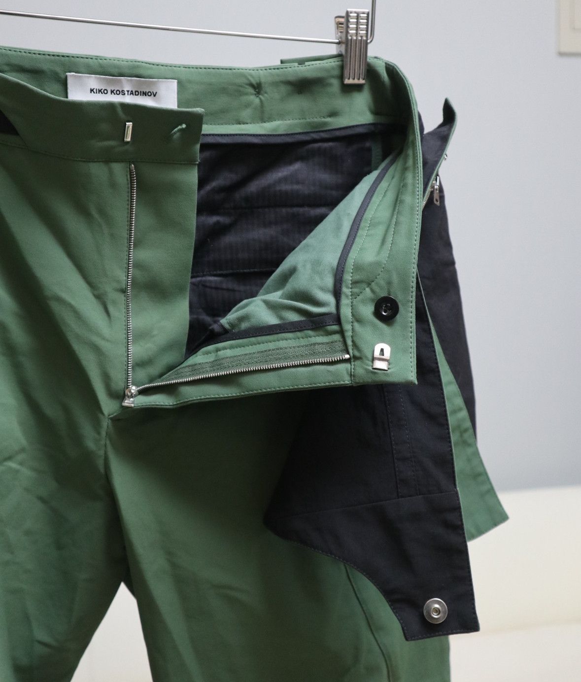Kiko Kostadinov KIKO KOSTADINOV 21FW show Harkman green pants Size US 30 / EU 46 - 6 Thumbnail