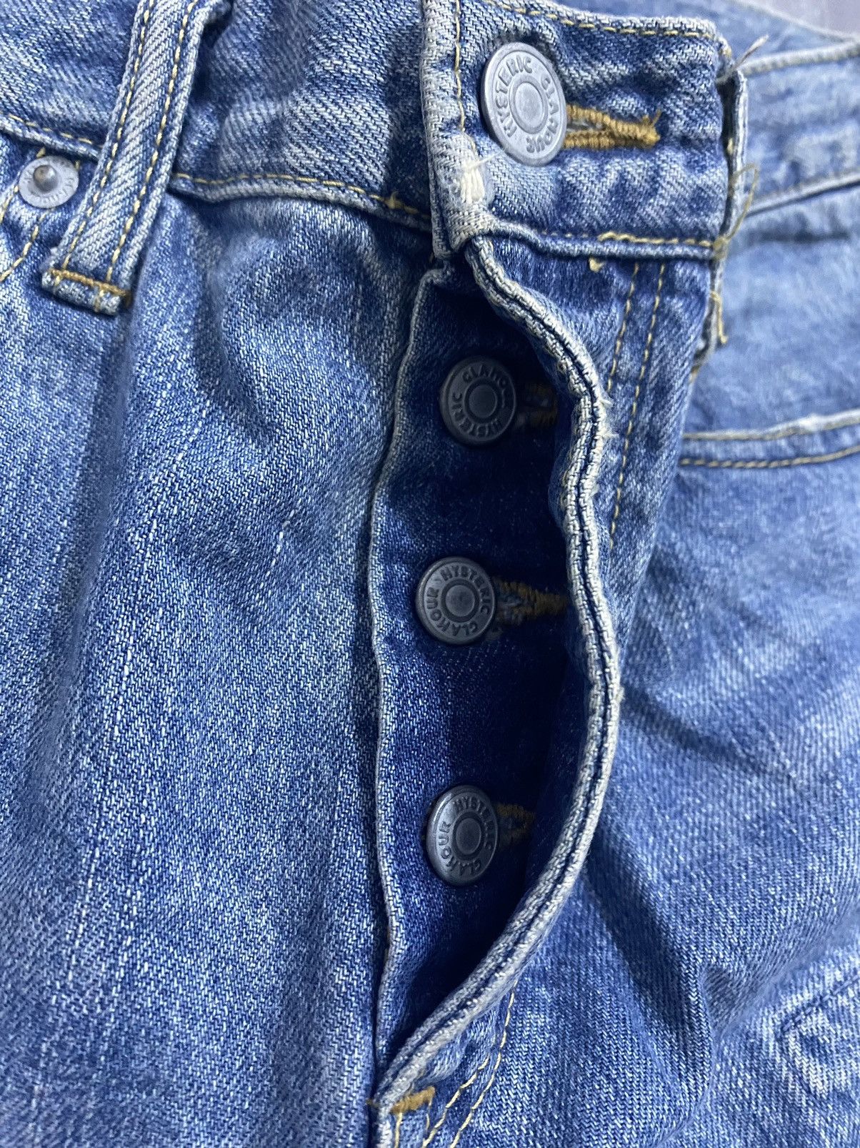 Hysteric Glamour Hysteric Glamour Mc5 Patchwork Jeans Size US 31 - 7 Thumbnail