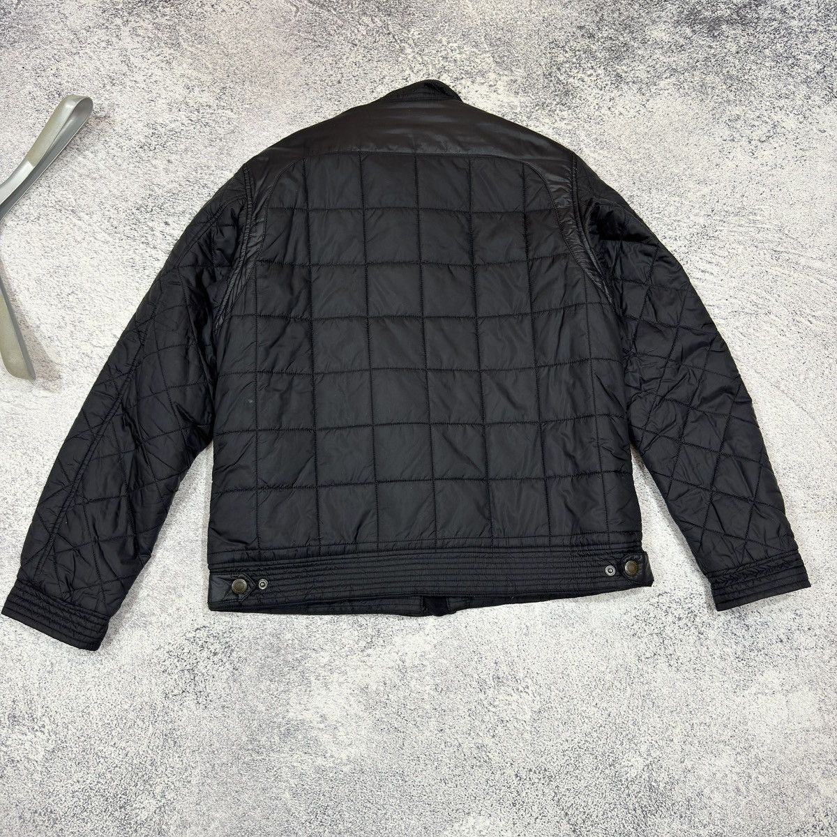 Barbour × Designer Barbour International Mens Black Quilted Jacket L size Size US L / EU 52-54 / 3 - 13 Thumbnail