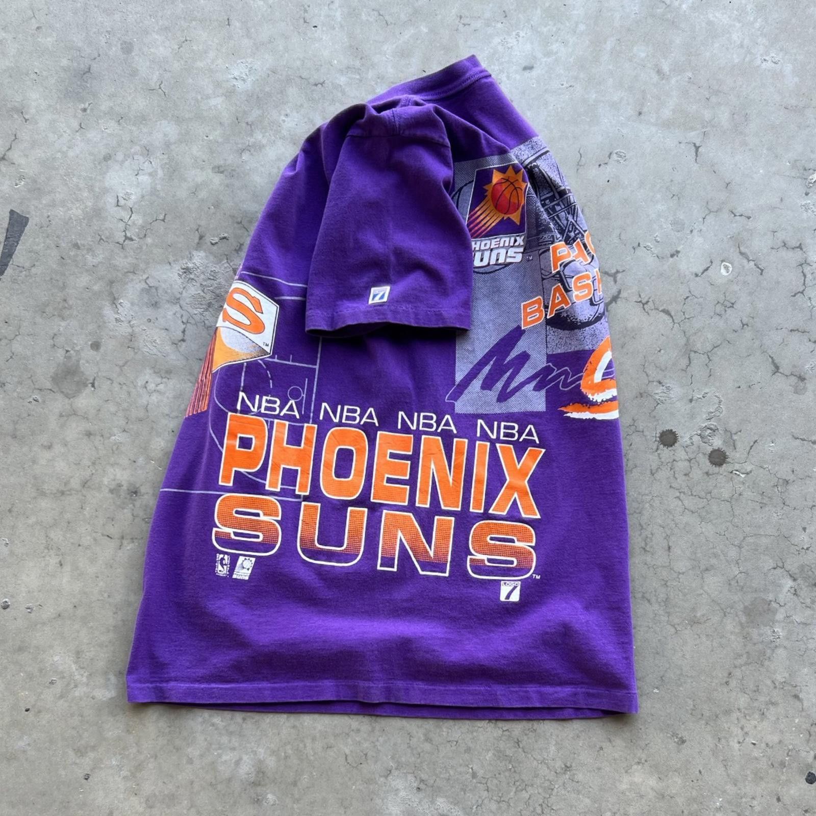 Logo 7 90s Phoenix Suns AOP Vintage Rare Size US L / EU 52-54 / 3 - 3 Thumbnail