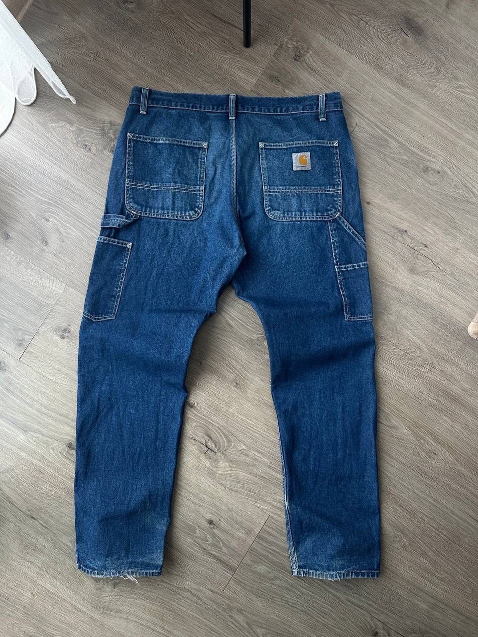 Carhartt Vintage Carhartt Denim Double Knee Work Pants Size US 36 / EU 52 - 2 Thumbnail