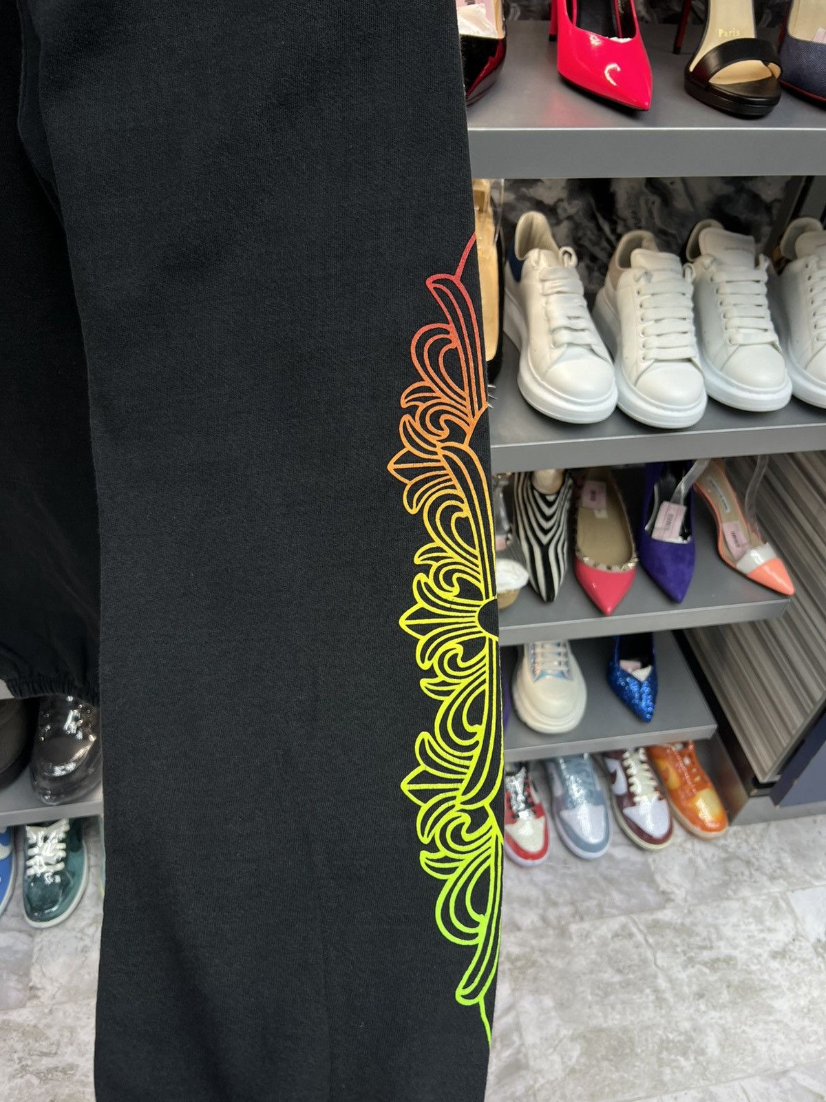 Chrome Hearts Chrome Hearts Gradient Floral Circle Logo Sweatpants Size US 36 / EU 52 - 4 Thumbnail