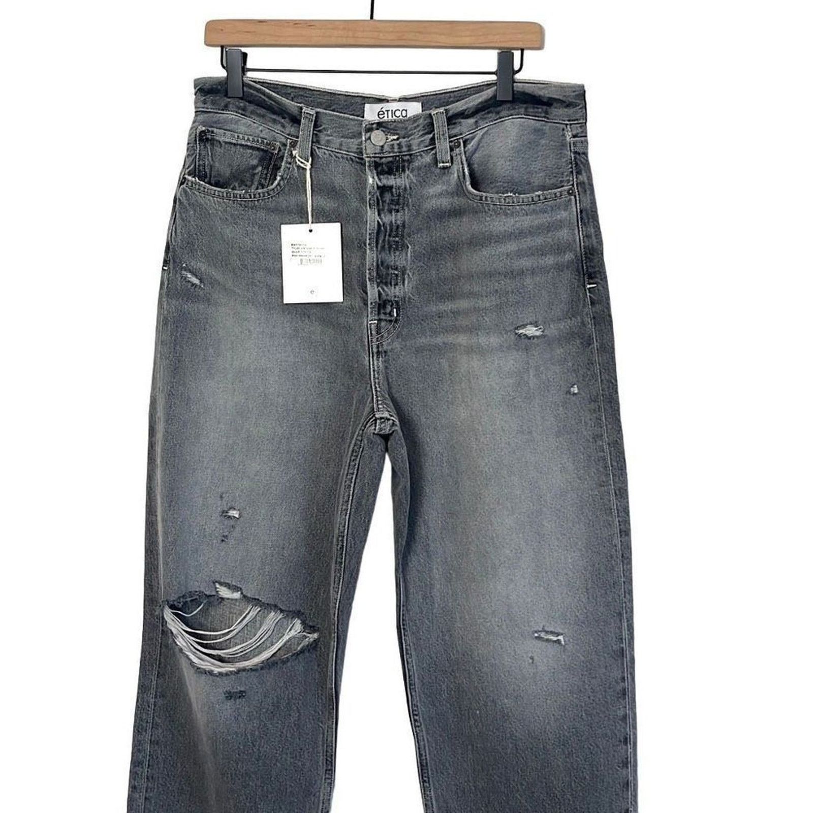 ETICA Etica Tyler Vintage Straight Jeans Size 31 NWT Size 31" - 5 Thumbnail