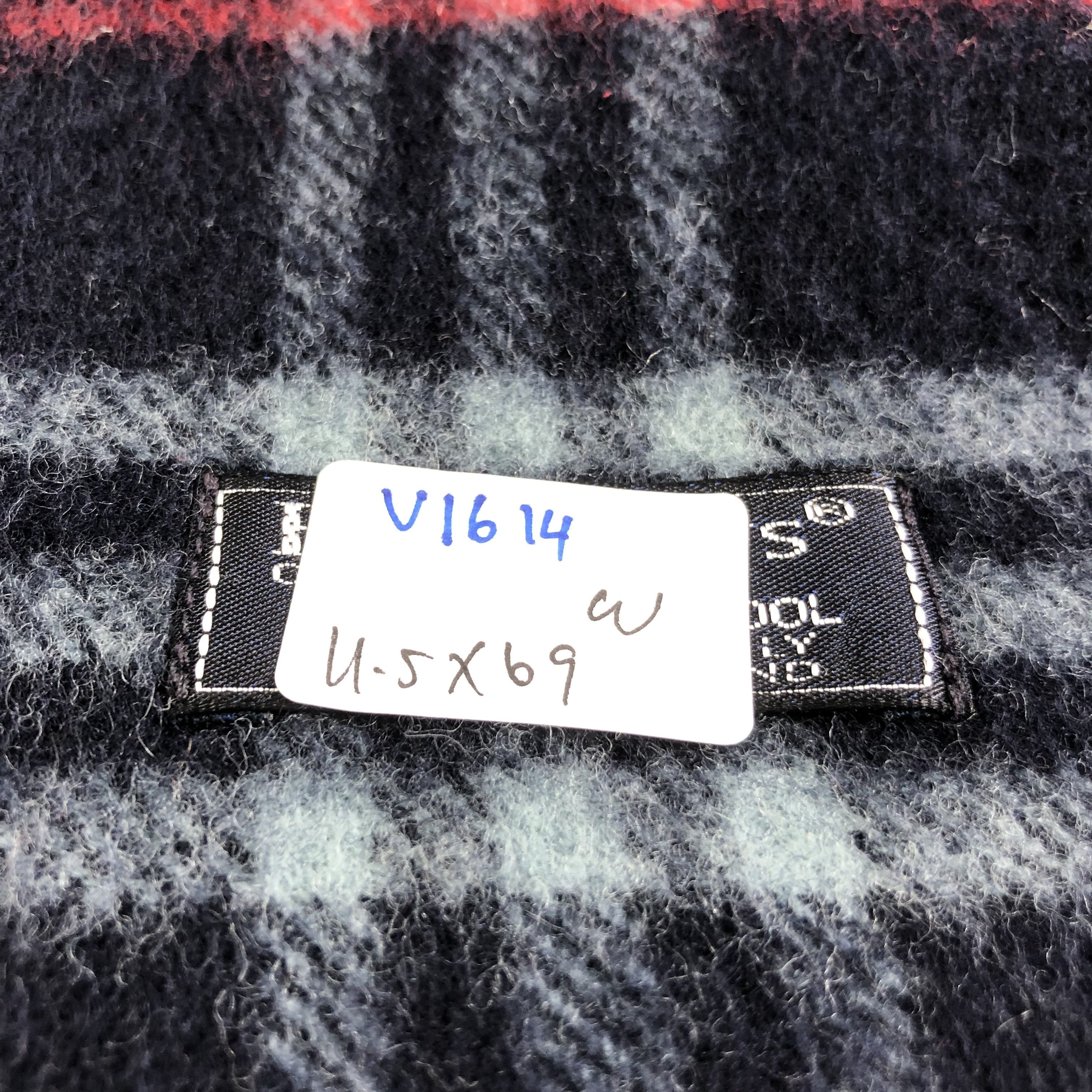 Burberry Burberrys Blue Nova Check Wool Scarf Muffler V1614 Size ONE SIZE - 5 Thumbnail
