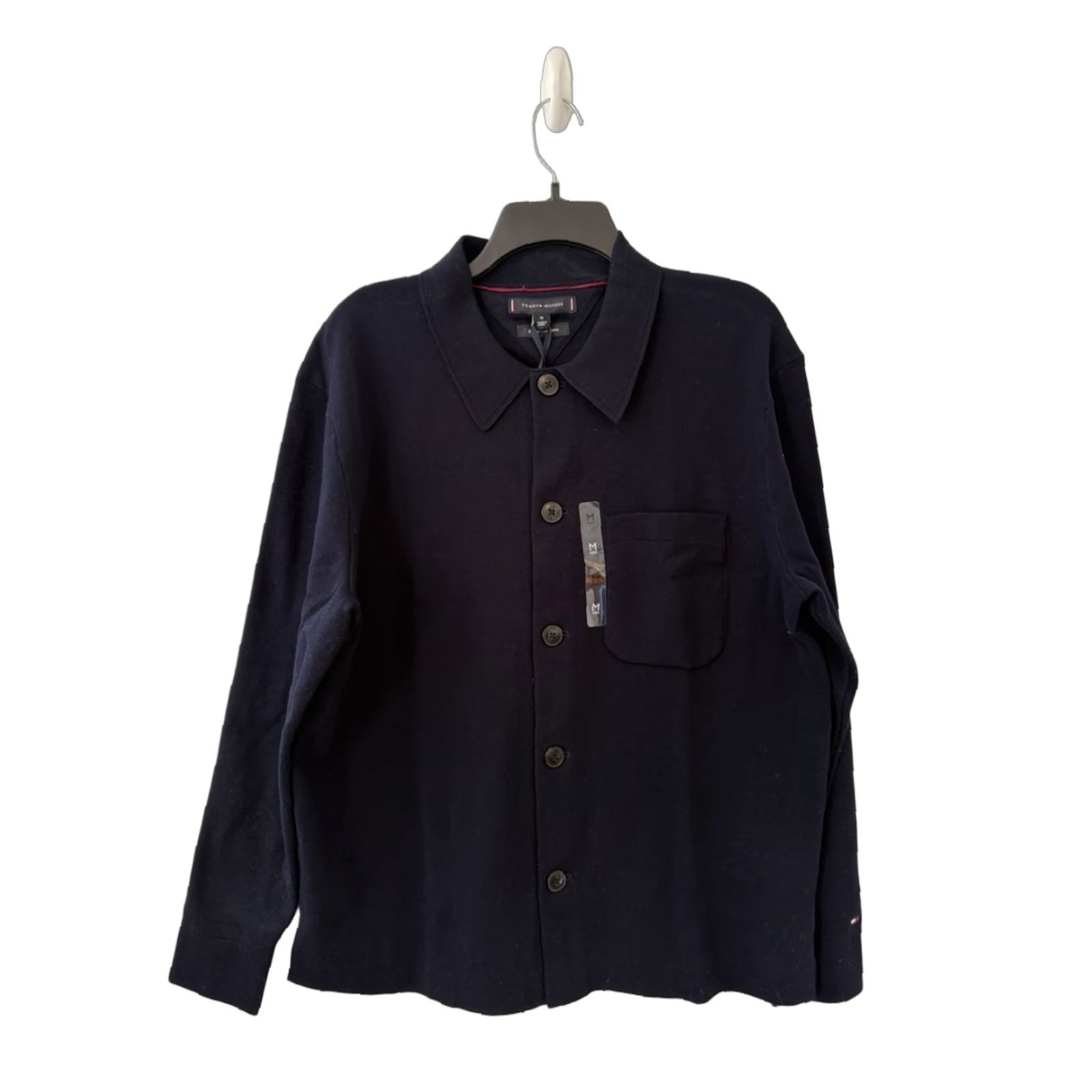 Tommy Hilfiger Tommy Hilfiger Shirt Mens M Regular Blue Cotton Button Front Collared Long Sleeve NWT Vintage No Size US M / EU 48-50 / 2 - 1 Thumbnail