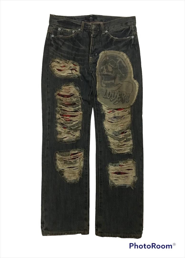 Hysteric Glamour 💥Japanese Fashion Designer Super Lover Rockers Denim Size US 31 - 1 Thumbnail