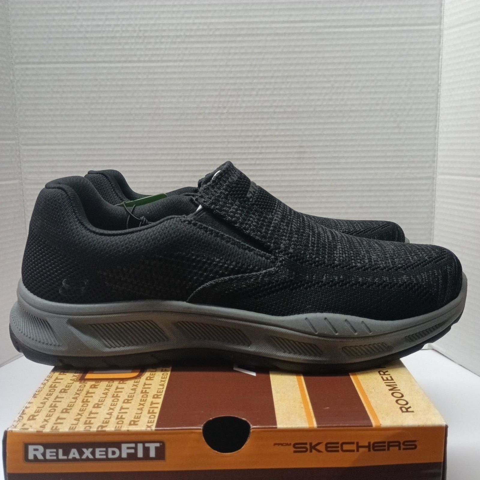 Skechers Relaxed Fit Shoes Men's Size Extra Wide Black