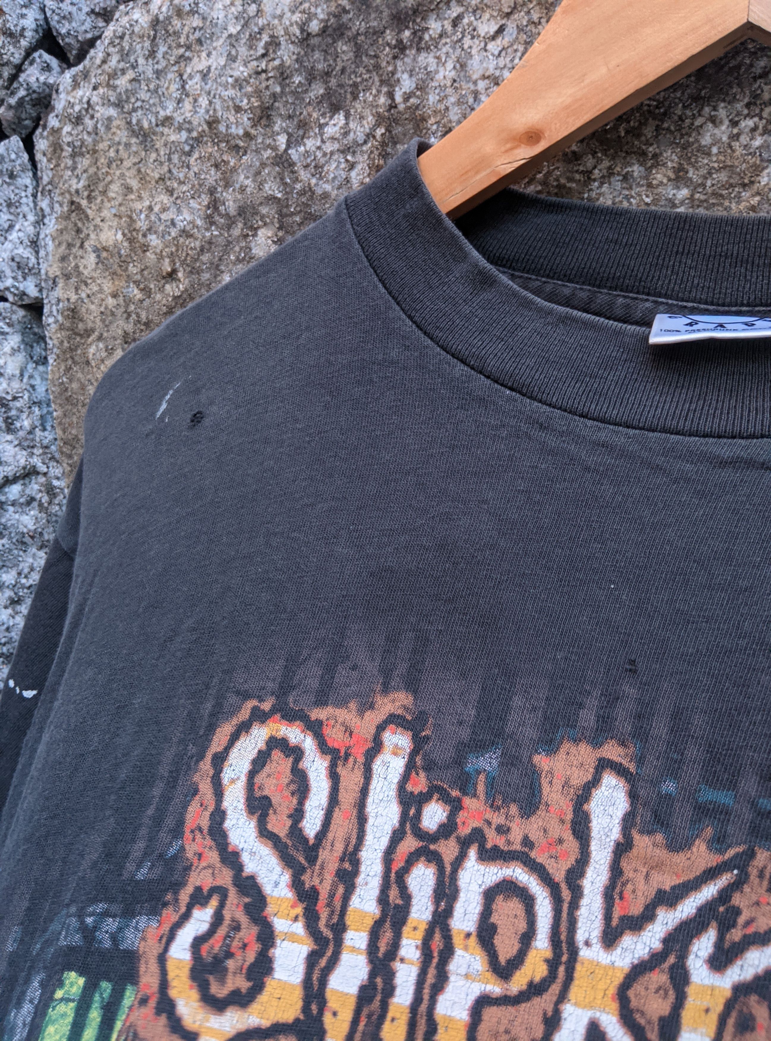 Band Tees Vintage 2000 thrashed Slipknot nu metal distressed fade t Size US M / EU 48-50 / 2 - 4 Thumbnail