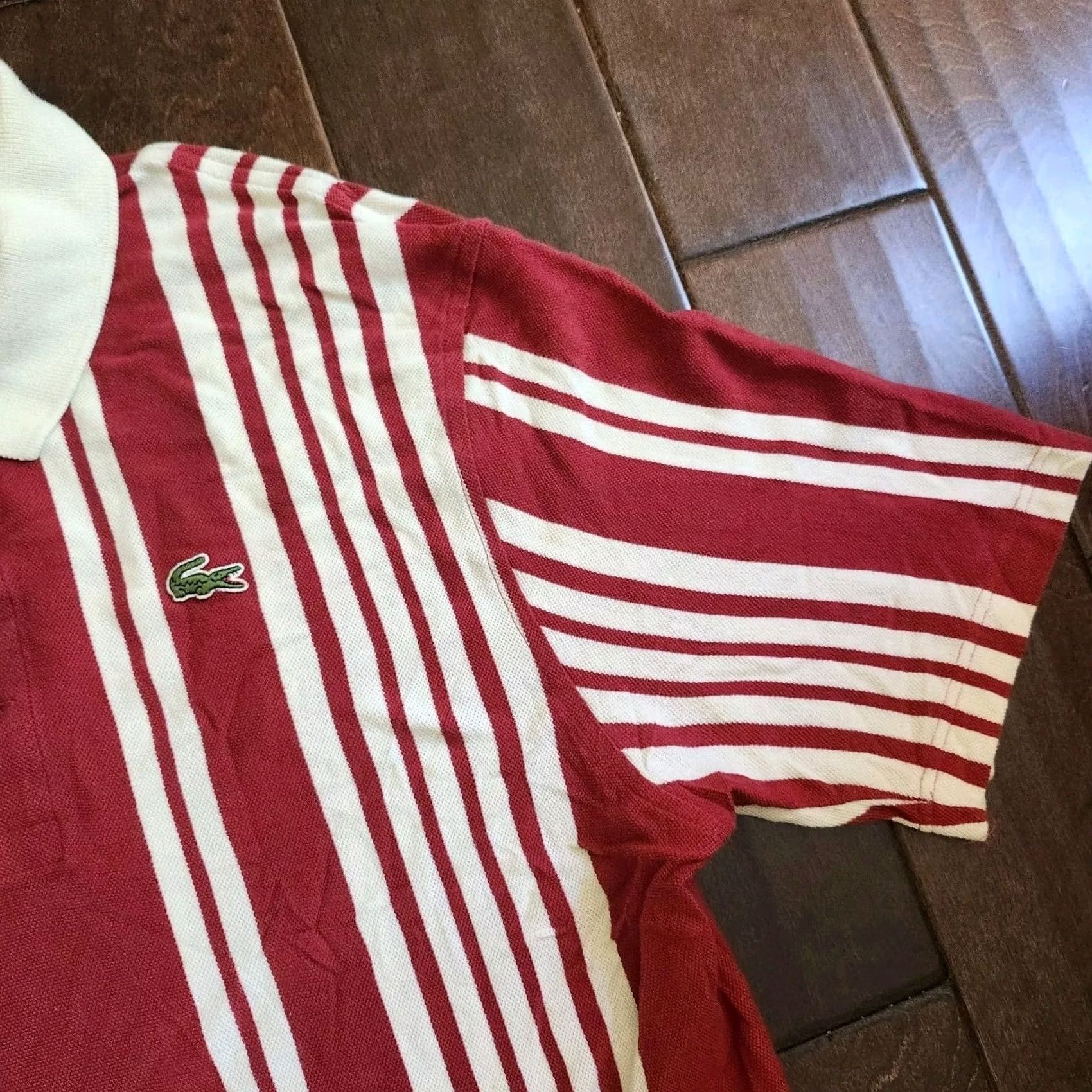 Lacoste Lacoste Polo Shirt Mens Striped Short Sleeve Collared Multicolor 6 Regular Size XS? Size US S / EU 44-46 / 1 - 5 Thumbnail