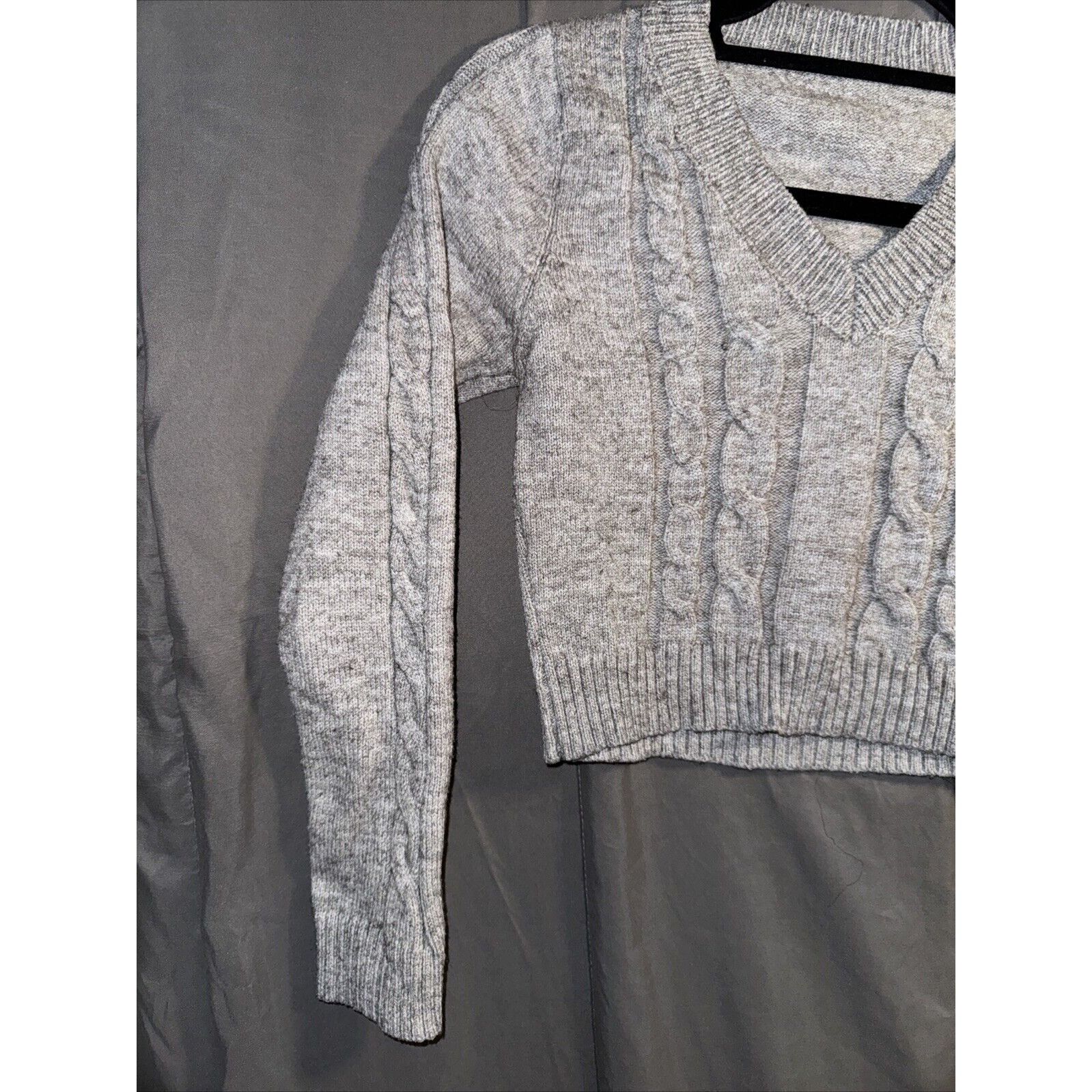 Shein SHEIN Long Sleeve Crop Cable Knit Sweater Womens S Lot Of 2 Size XXS / US 00 / IT 34 - 21 Thumbnail