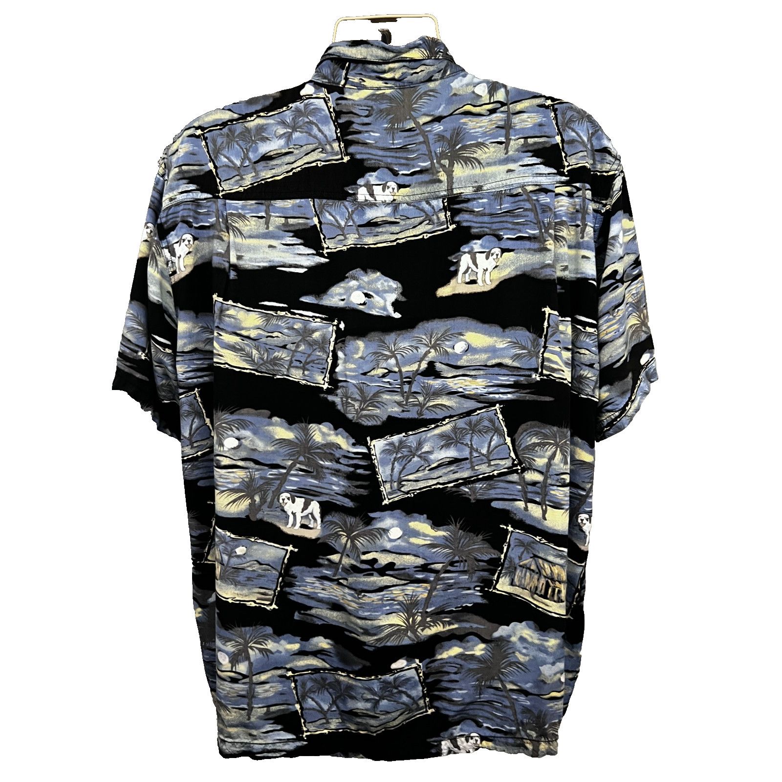 Big Dogs Big Dogs Hawaiian Tiki Button Up Camp Shirt Large Pocket Size US L / EU 52-54 / 3 - 2 Thumbnail