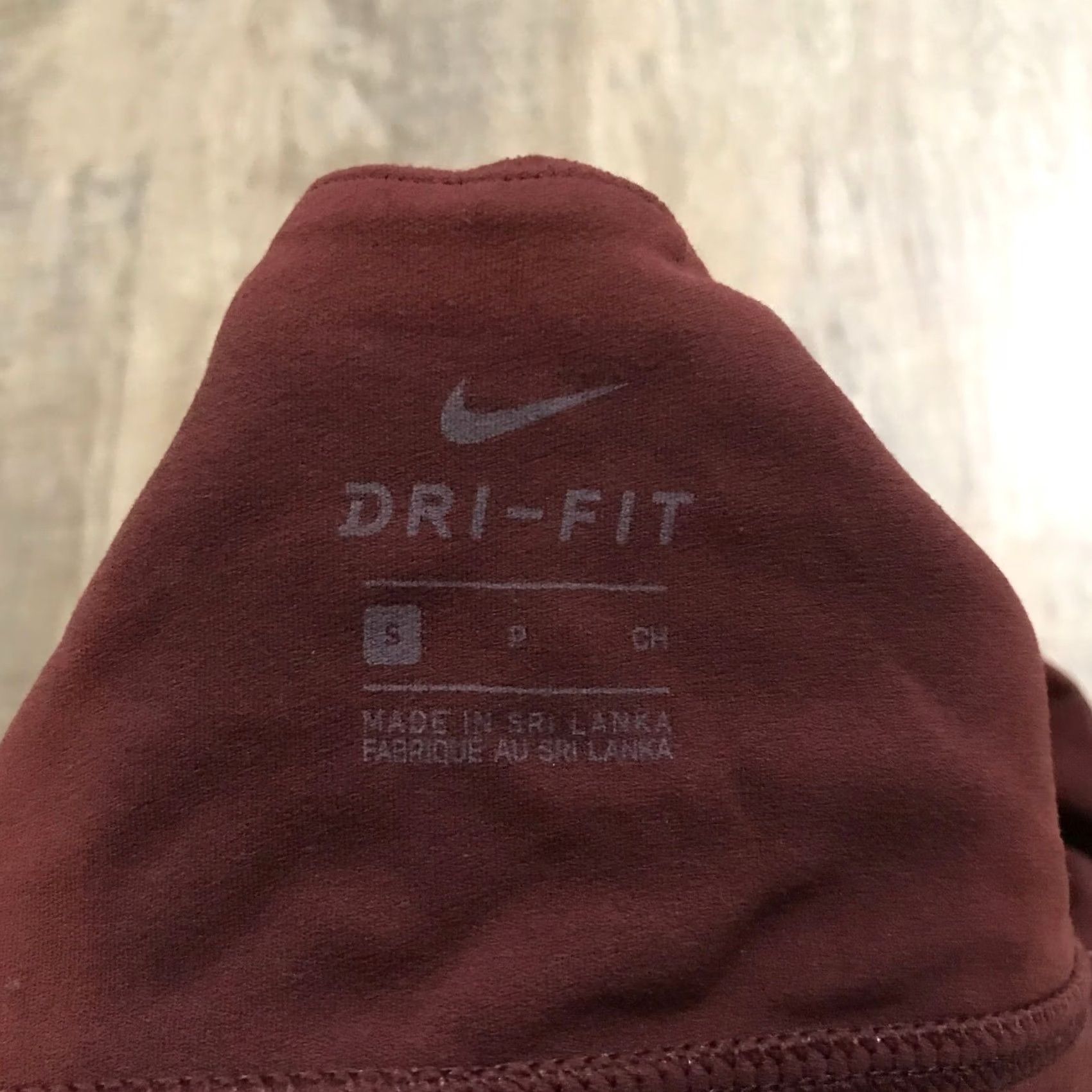 Nike Nike Dri-FIT Longline Womens Sports Bra Burgundy Red Square Neck S Small Size ONE SIZE - 3 Thumbnail