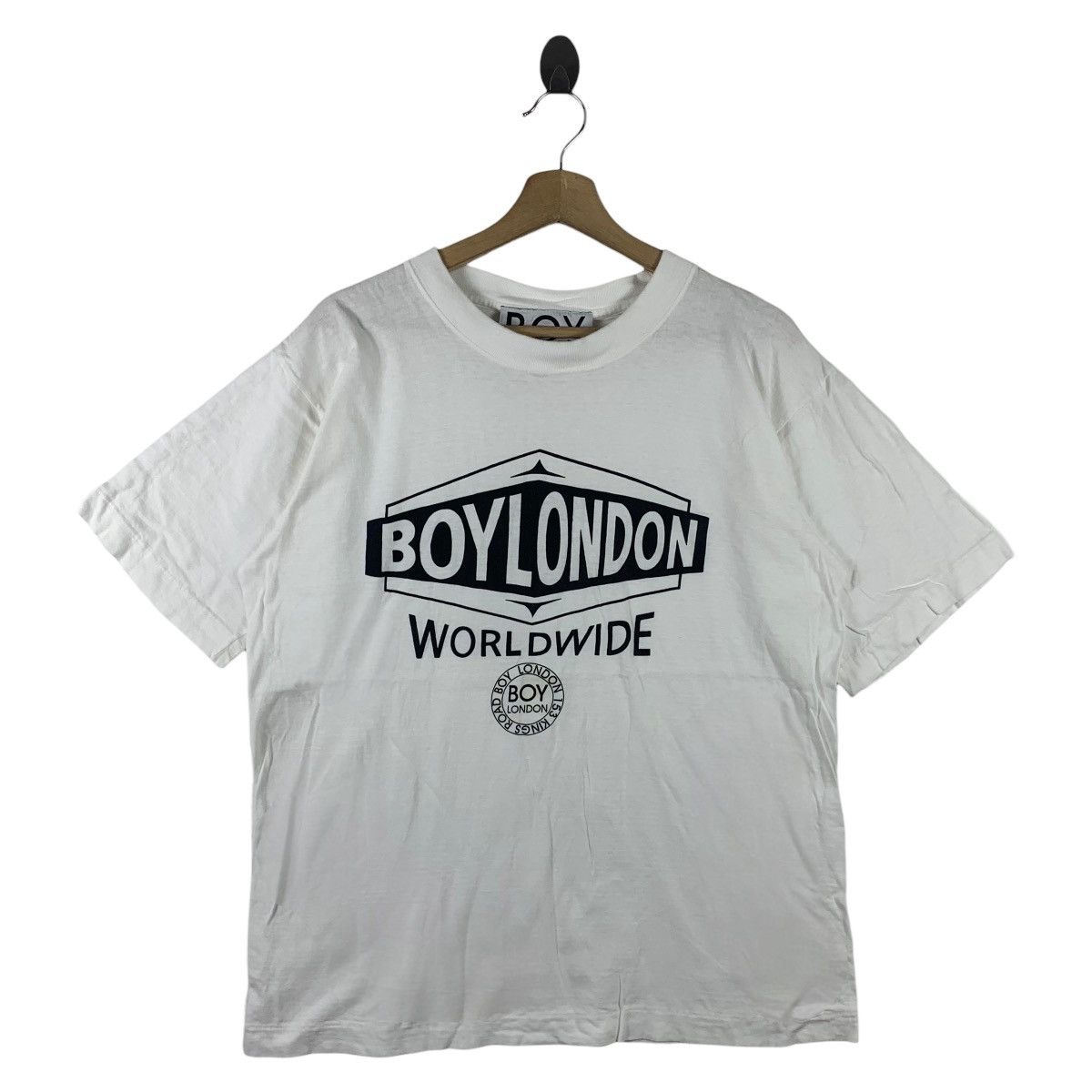 Boy London × Vintage Vintage BOY LONDON worldwide big printed tee Size US M / EU 48-50 / 2 - 1 Thumbnail