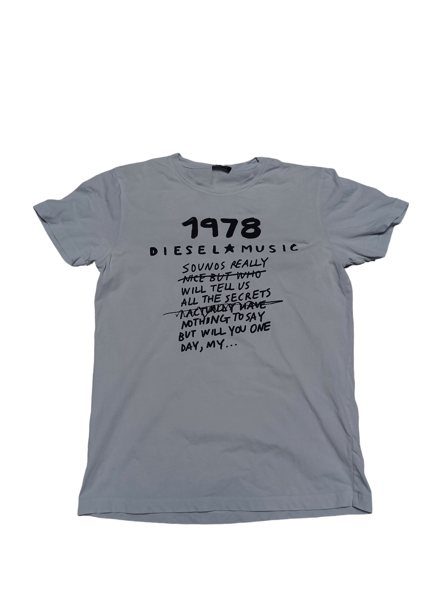 Diesel DIESEL MUSIC BIGLOGO PRINTED STYLISH TEE Size US M / EU 48-50 / 2 - 1 Thumbnail