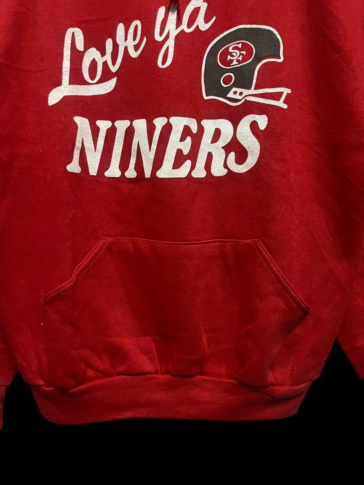 NFL Vintage 80s San Francisco 49ers Hoodie Sweatshirt Size US L / EU 52-54 / 3 - 7 Thumbnail