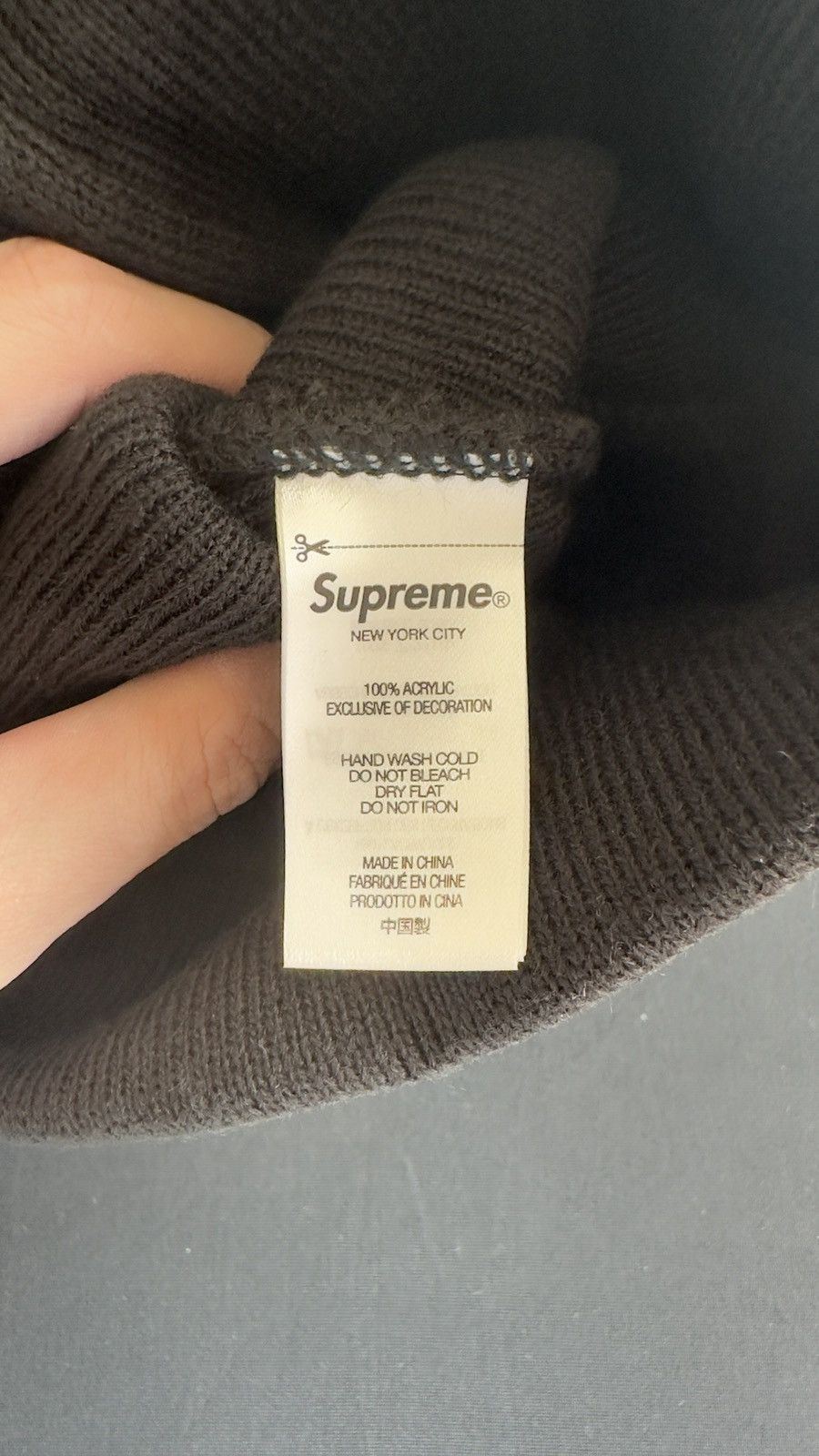 Supreme Supreme Wu Tang Clan Script Beanie Black Size ONE SIZE - 5 Thumbnail