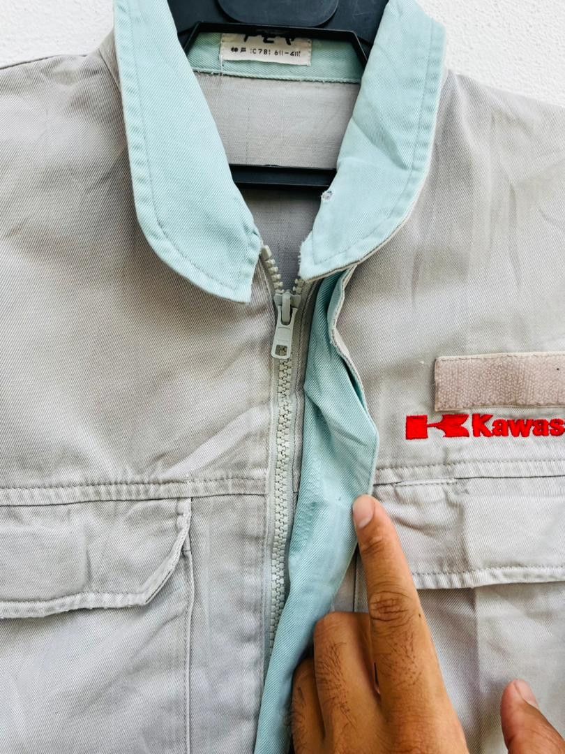 Japanese Brand × Vintage Vintage Kawasaki Worker Streetwear Fashion Style Size US M / EU 48-50 / 2 - 6 Thumbnail