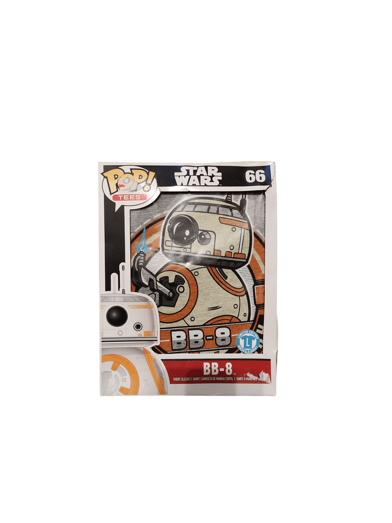 Star Wars Star Wars Funko Pop BB-8 T shirt #66 Star Wars LARGE 46 Size US L / EU 52-54 / 3 - 1 Thumbnail