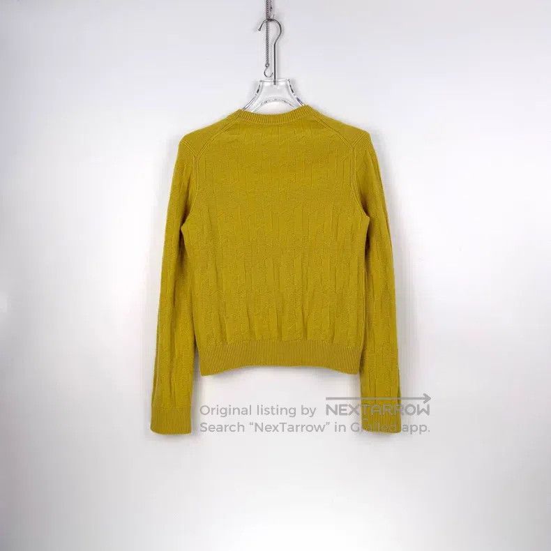 Hermes Hermes Yellow full H wool sweater Size S / US 4 / IT 40 - 4 Thumbnail