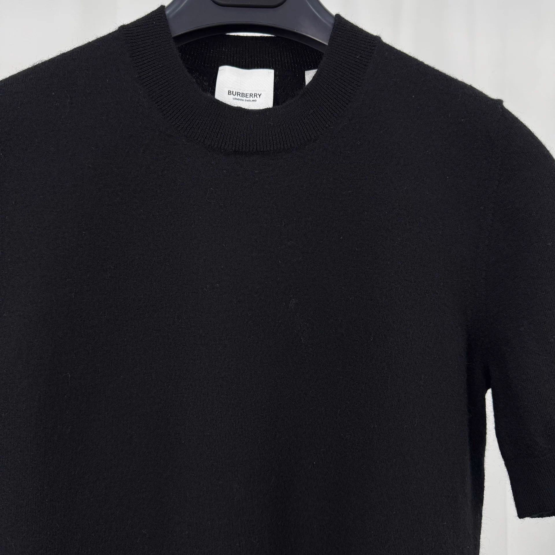 Burberry Burberry Wool Knit Logo Short Sleeve Size S 99 New Size S / US 4 / IT 40 - 3 Thumbnail