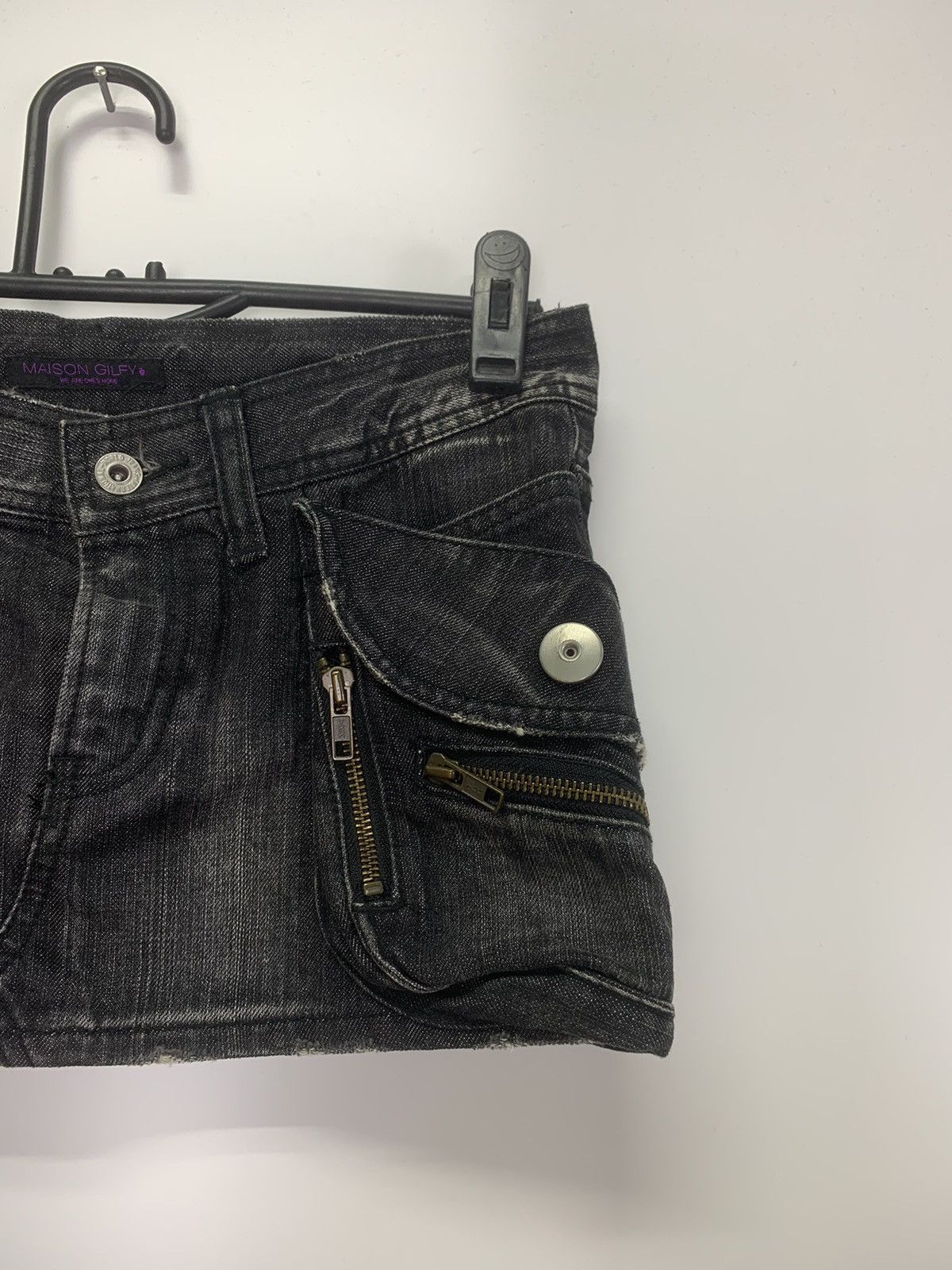 Japanese Brand Maison Gilfy distressed Skirt Size 30" / US 8 / IT 44 - 3 Thumbnail