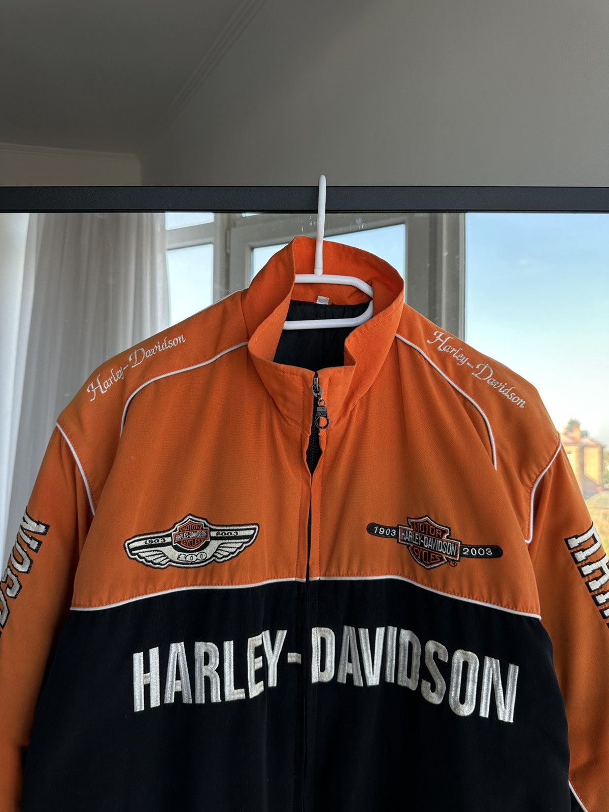 Harley Davidson Vintage Harley-Davidson Moto Racing Mens Jacket Size US M / EU 48-50 / 2 - 4 Thumbnail