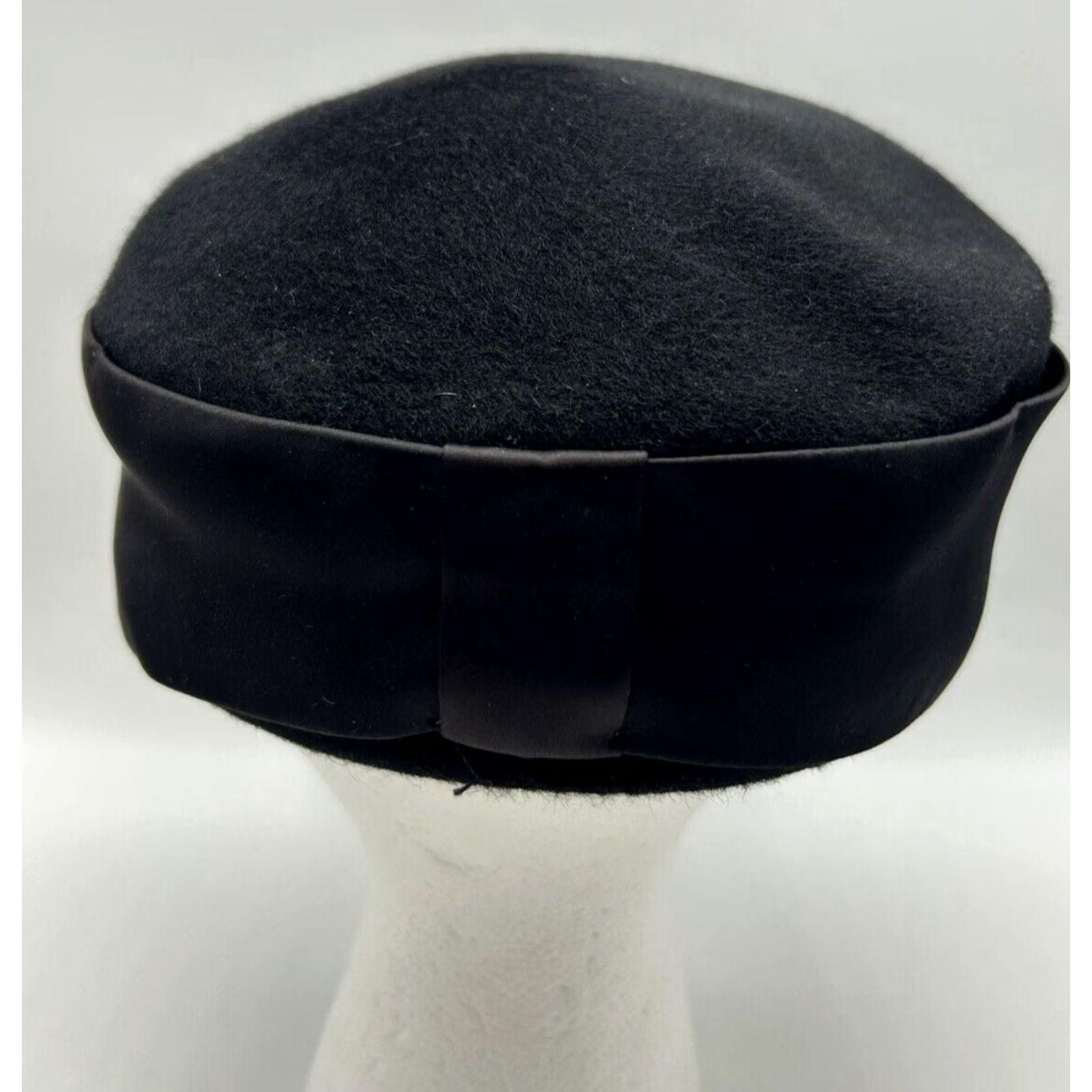 Vintage VINTAGE TNL Hat 100% Wool Black USA Union Made Read 21.5" Womens Size ONE SIZE - 4 Thumbnail