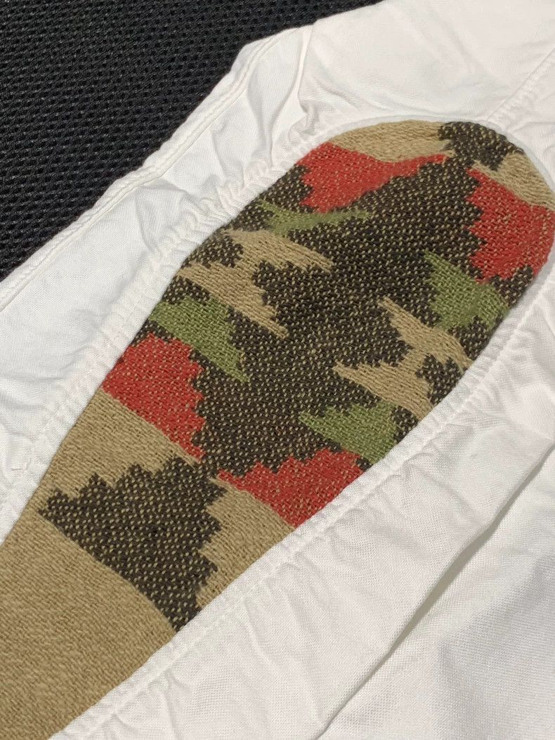 Visvim VisvimVISVIM Long Sleeve Shirt with Camo Elbow Patches-2504 Size US S / EU 44-46 / 1 - 4 Thumbnail