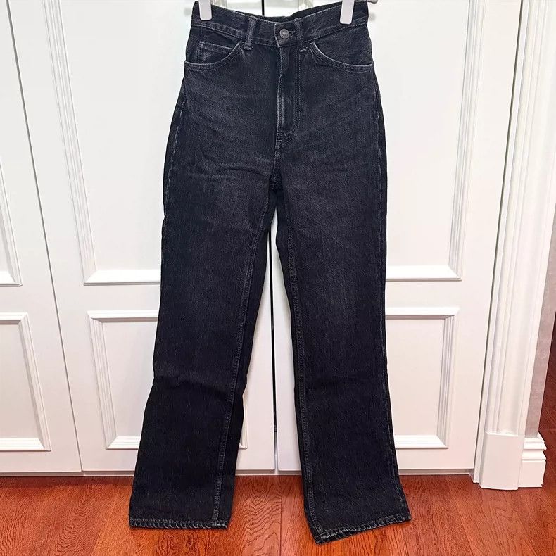 Acne Studios acne studios Black high-waisted jeans 2504-Nextarrow Size US 30 / EU 46 - 2 Thumbnail