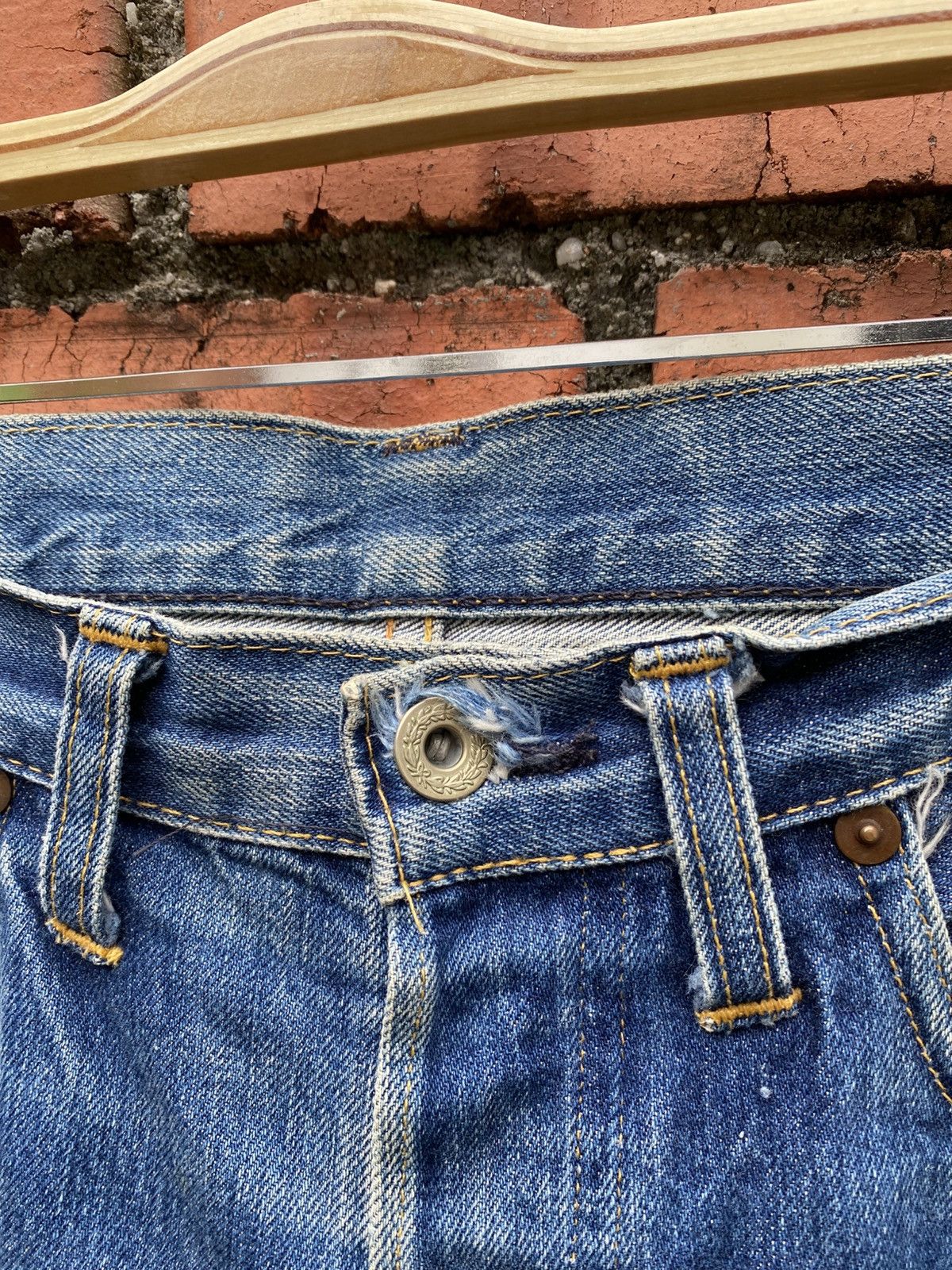 Levi's Vintage Clothing W33x31 Vintage levi's S501xx redline repaired big E usa Size US 33 - 6 Thumbnail