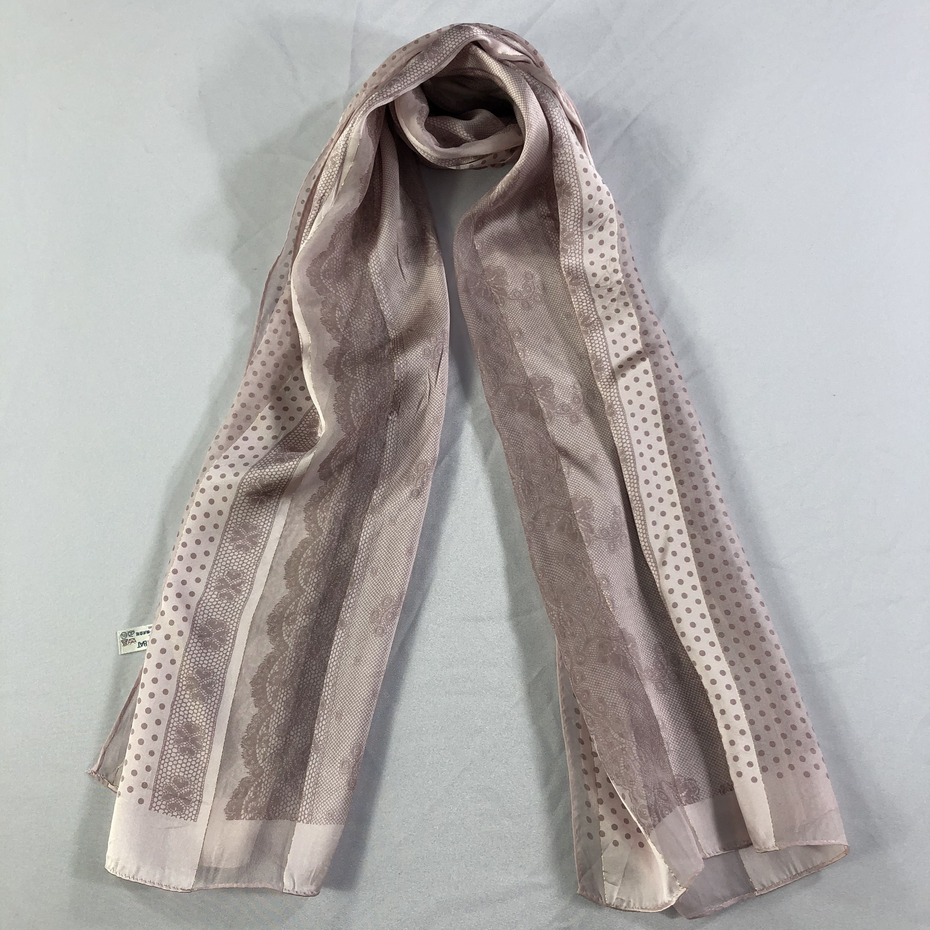 Vintage Vintage La Chatelaine Silk Scarf Size ONE SIZE - 2 Thumbnail