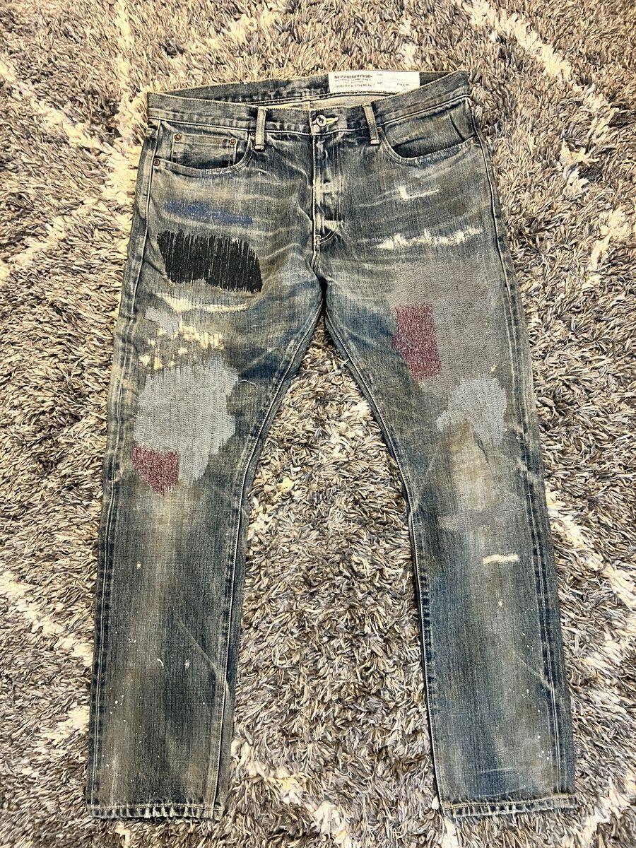 Neighborhood Neighborhood 2017 “Gritty Savage” Limited Edition Denim Size US 34 / EU 50 - 3 Thumbnail