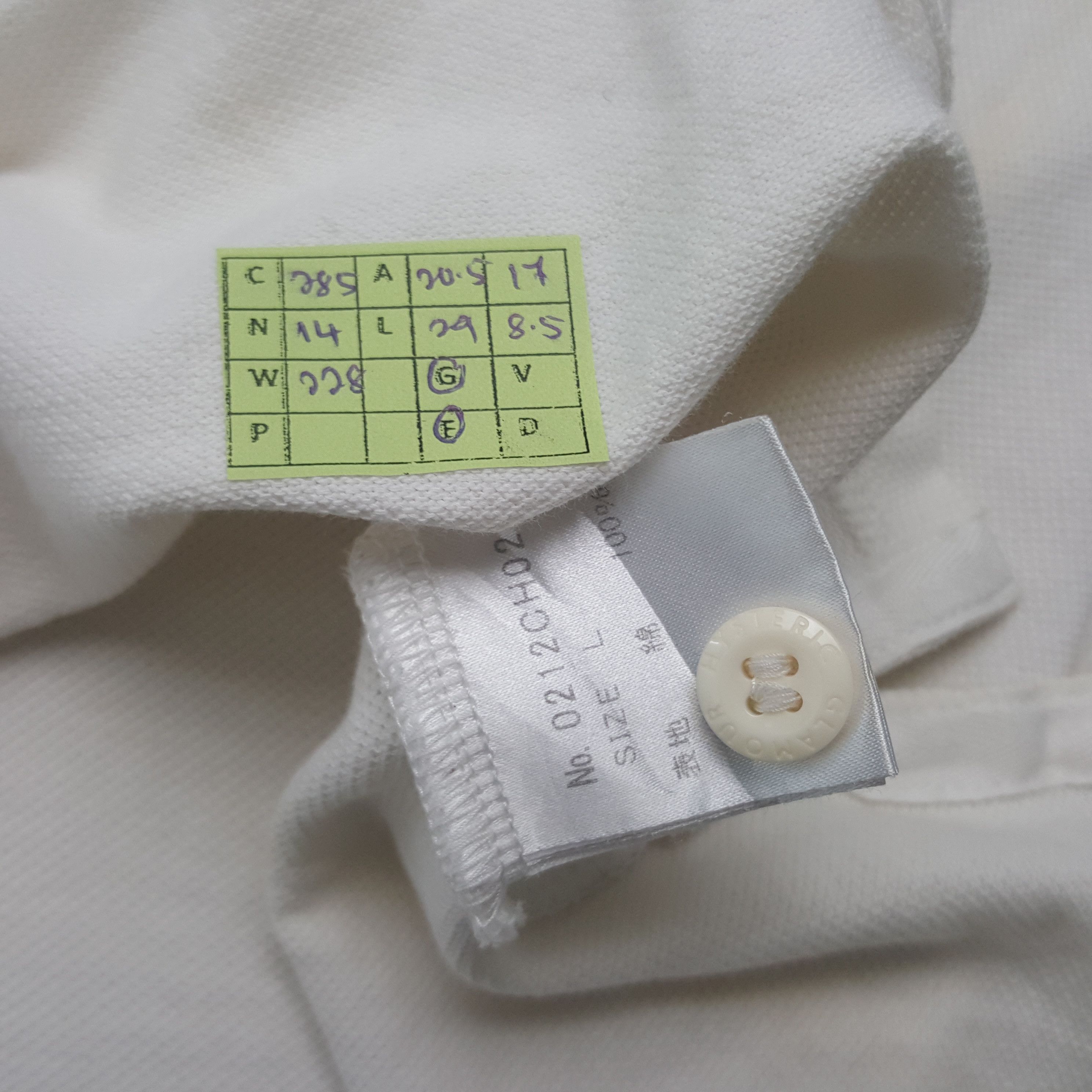 Hysteric Glamour Vintage Hysteric Glamour Japanese Brand Polos C285N14 Size US M / EU 48-50 / 2 - 6 Thumbnail