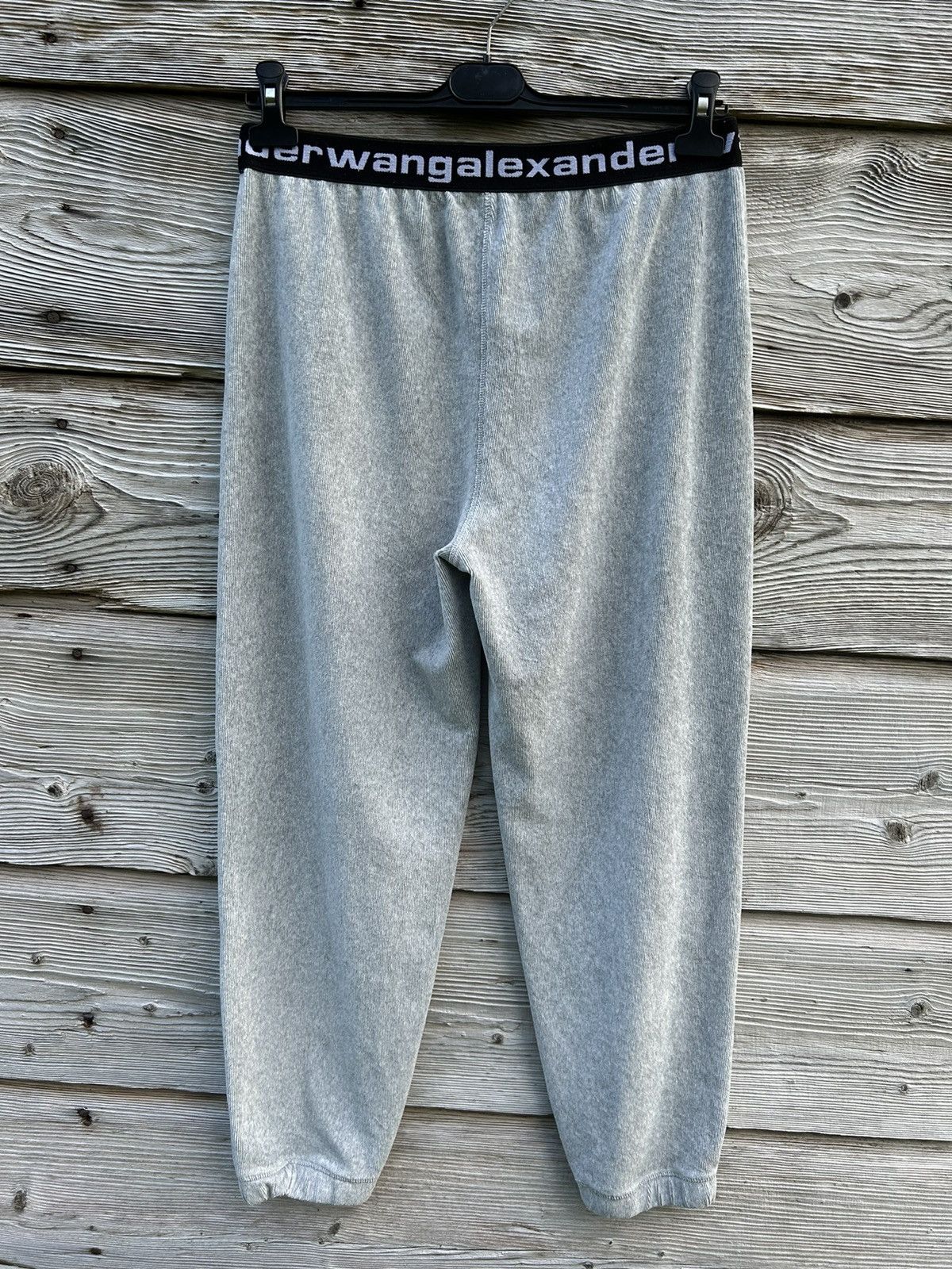 Alexander Wang Alexander Wang FW22 T Elastic Waist Velvet Pants Grey Size M Size US 32 / EU 48 - 4 Thumbnail