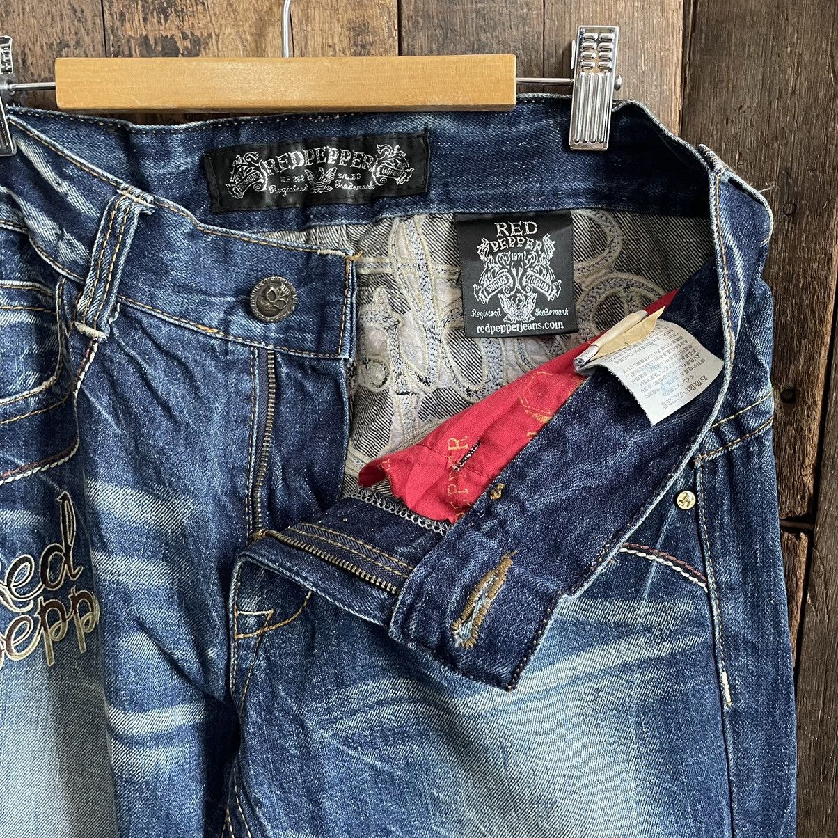 Ed Hardy Red Pepper X Ed hardy Denim Jeans Size US 32 / EU 48 - 5 Thumbnail