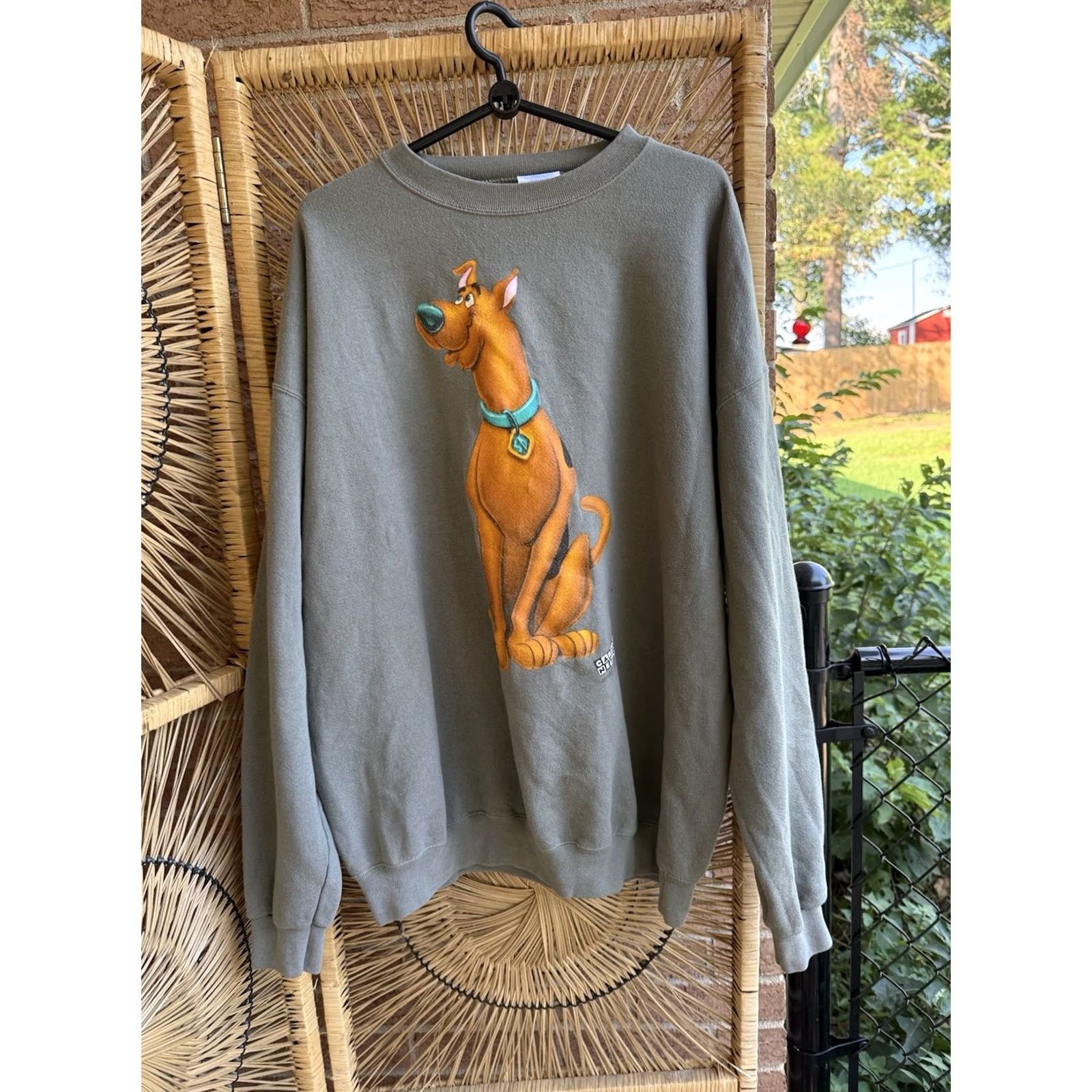 Vintage VINTAGE Cartoon Network Scooby-Doo 2XL Crewneck Sweatshirt Gray Fleece Graphic Print Men 90s Pullover Size US XXL / EU 58 / 5 - 2 Thumbnail