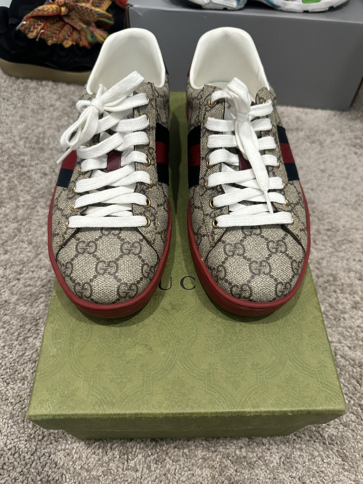 Gucci Gucci Ace GG Sneakers Size US 7.5 / EU 40-41 - 2 Thumbnail