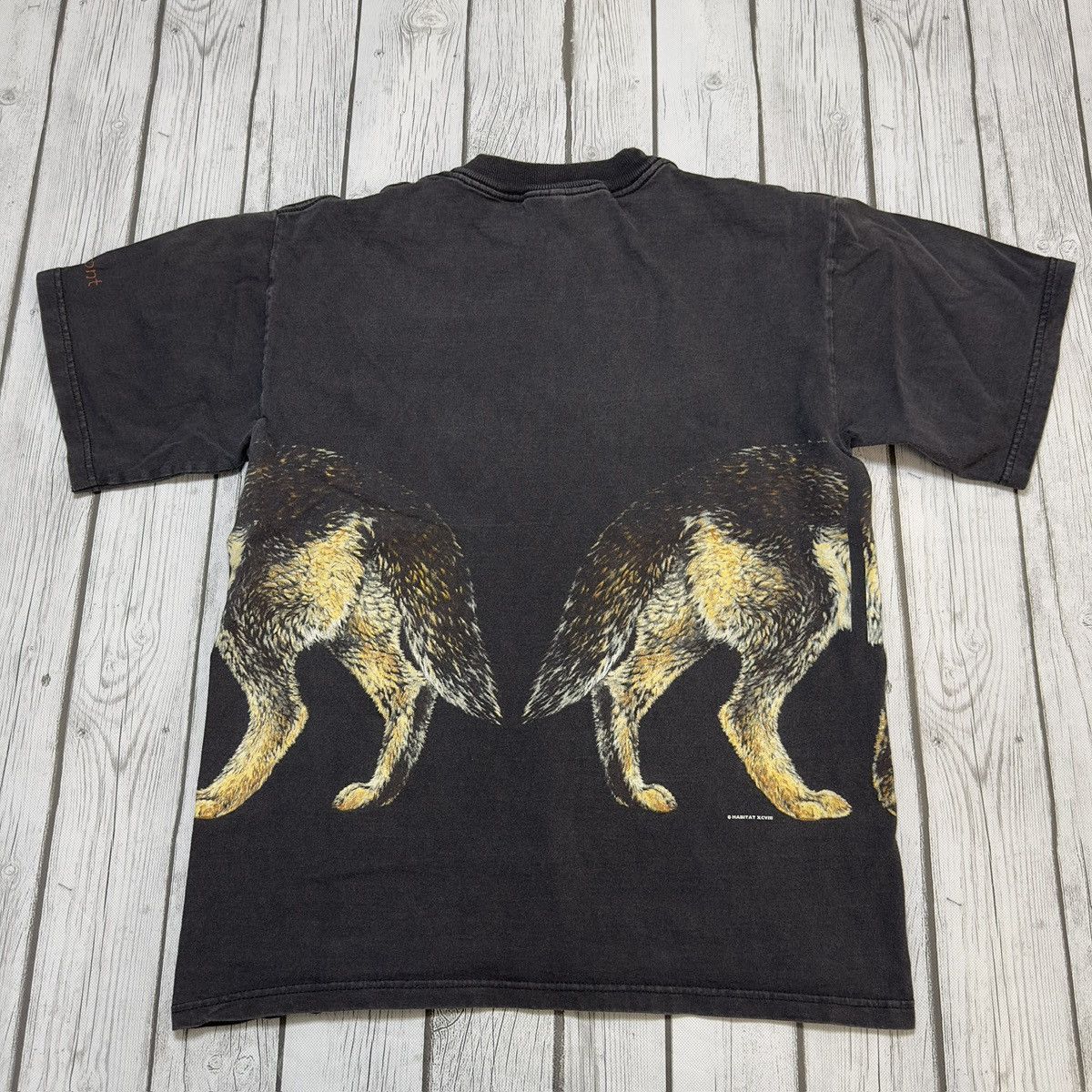Vintage Vintage Wolf tee Size US M / EU 48-50 / 2 - 2 Thumbnail