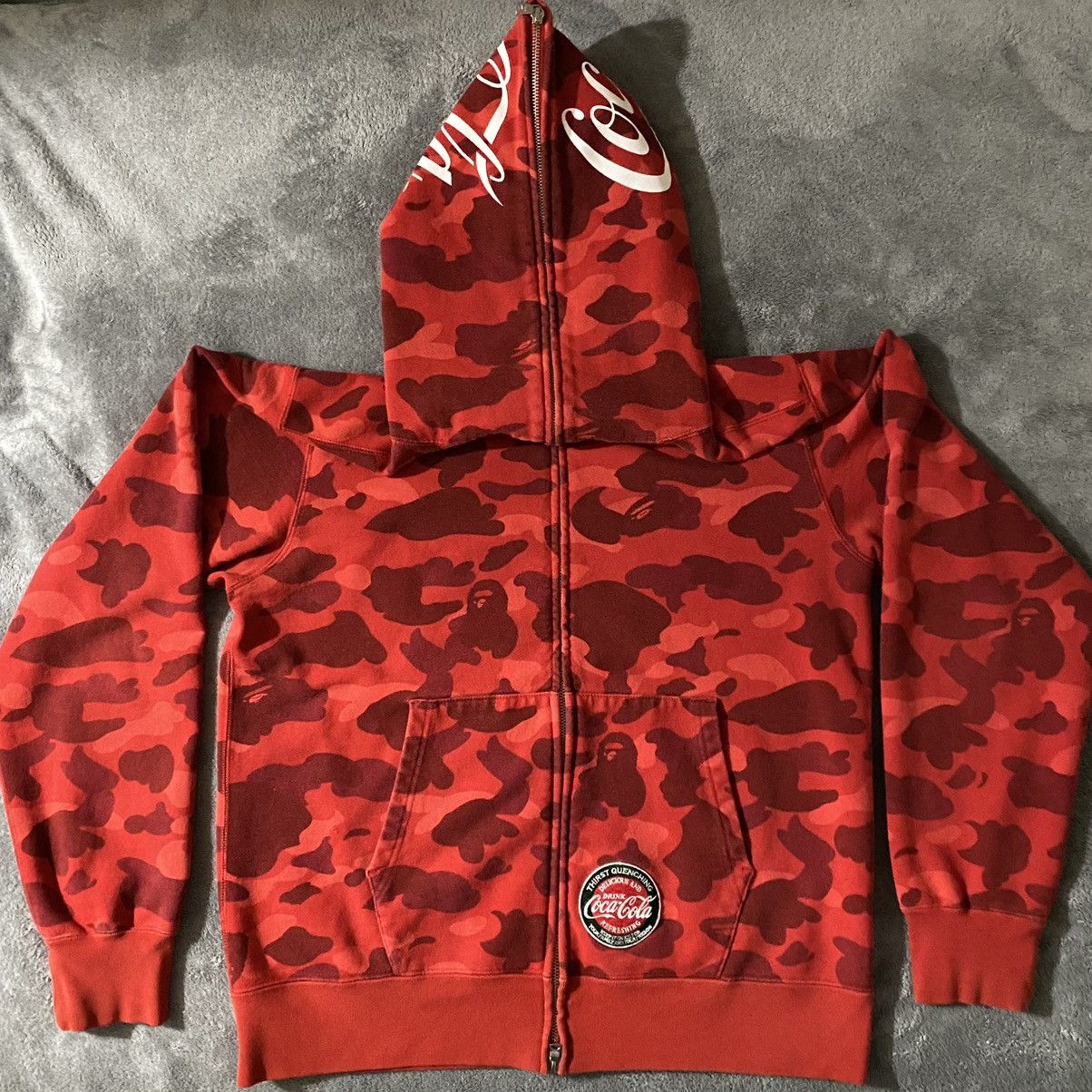 Bape x Coca-Cola Color Camo Full Zip Hoodie