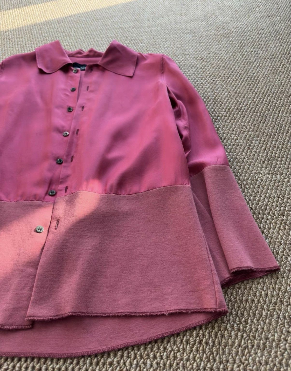 Comme des Garcons COMME des GARÇONS Satin Panel Shirt K23 Size S / US 4 / IT 40 - 3 Thumbnail