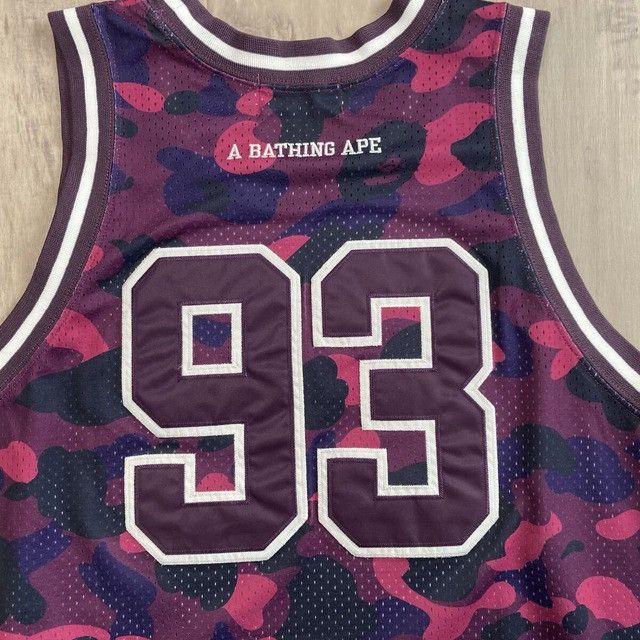 Bape BAPE Purple camo basketball tank top a bathing ape Size US S / EU 44-46 / 1 - 4 Thumbnail