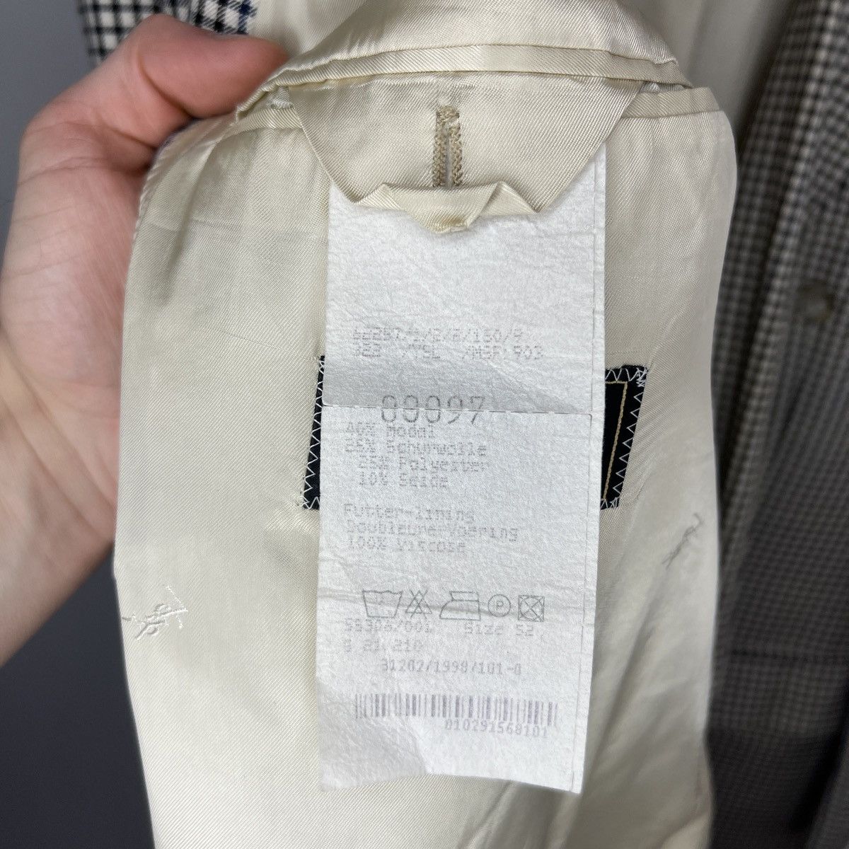 Yves Saint Laurent Yves Saint Laurent Pour Homme Double Breasted Blazer Suit Size 42R - 8 Thumbnail