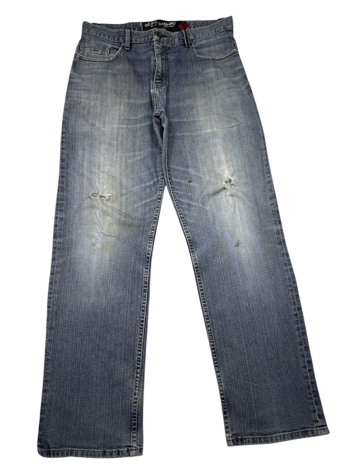 Hysteric Glamour BILLABONG CAMARO STRAIGHT LEG DISTRESSED DENIM LOOSE JEANS Size US 33 - 4 Thumbnail