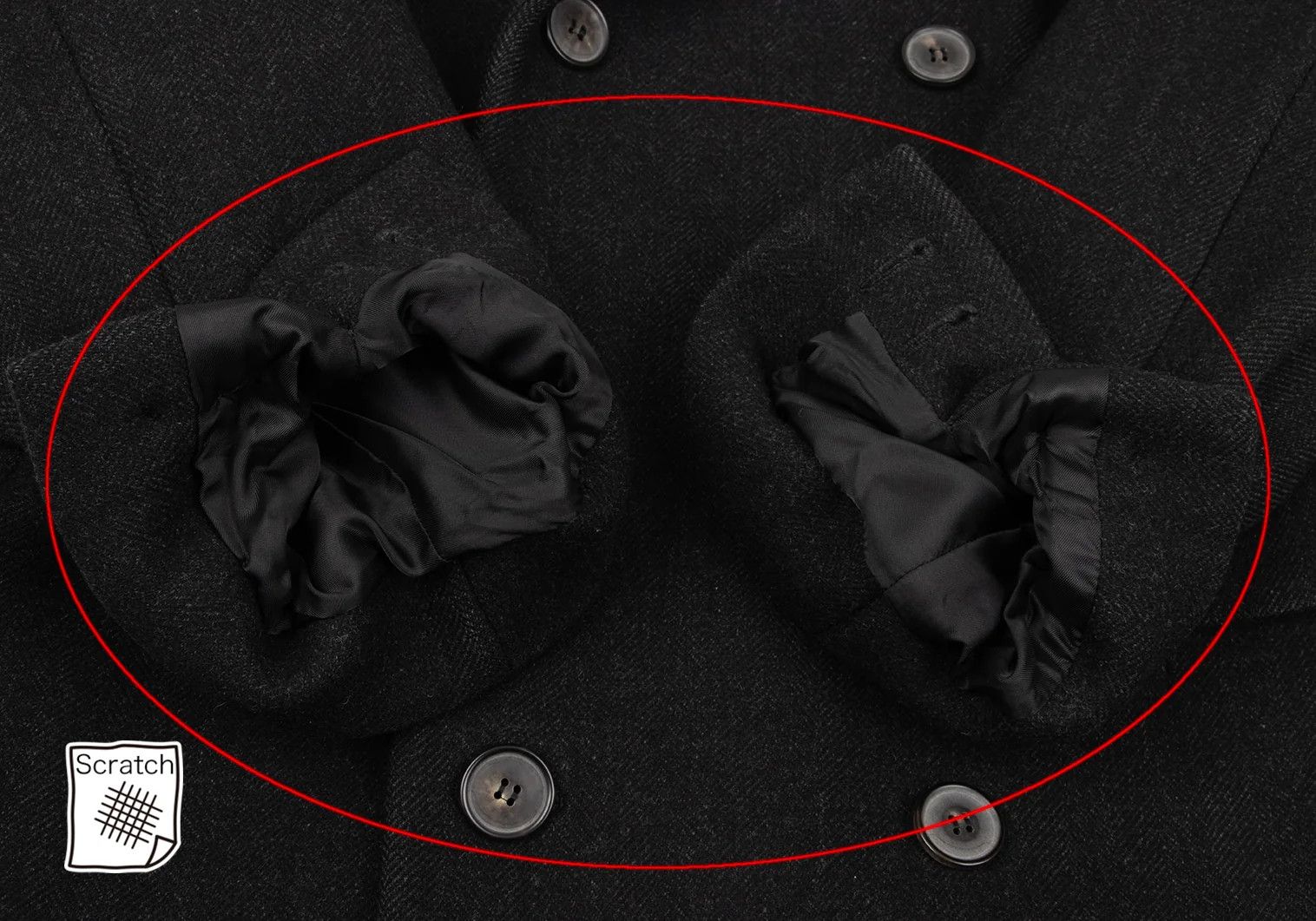 A.P.C. Herringbone Melton Coat in Charcoal M Size US XXS / EU 40 - 8 Thumbnail