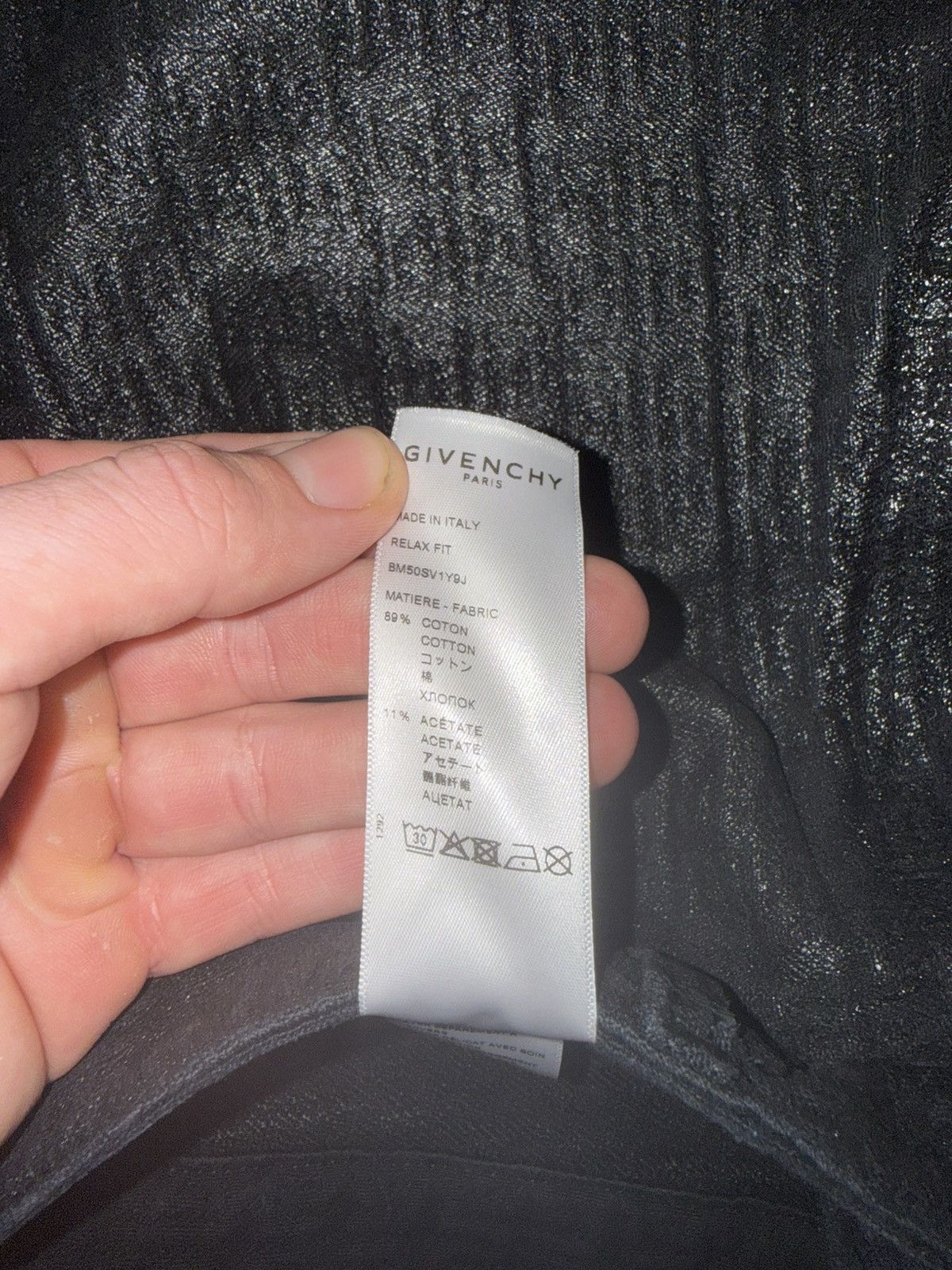 Givenchy Givenchy Waxed Monogram Jeans Size US 34 / EU 50 - 9 Thumbnail